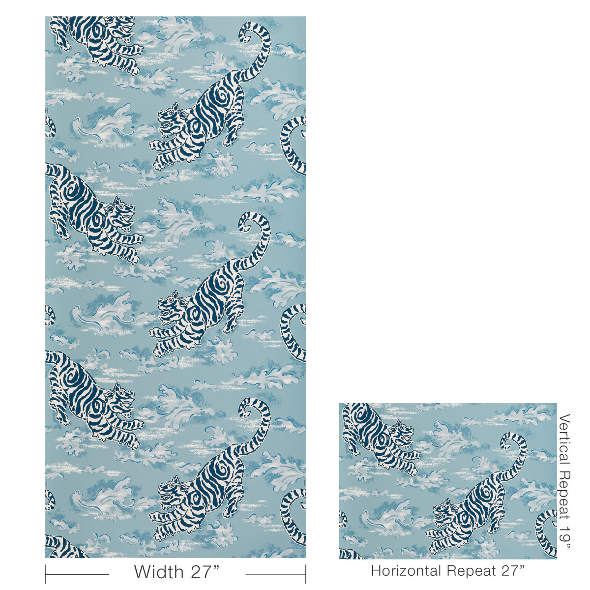 Bongol Wallpaper in Sky color - pattern number P2020107.150.0 - by Lee Jofa in the Mindoro collection
