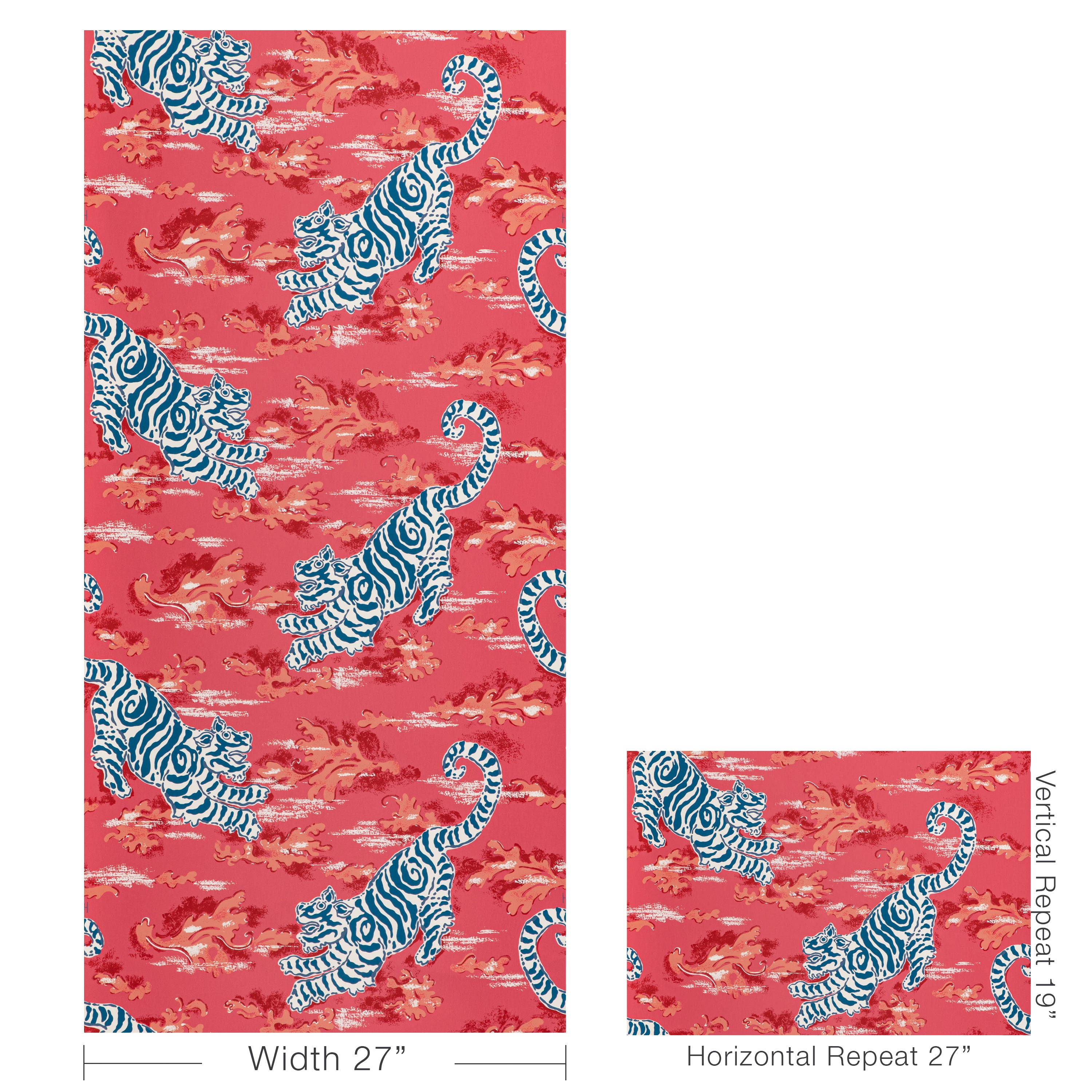 Bongol Wallpaper in Poppy color - pattern number P2020107.195.0 - by Lee Jofa in the Mindoro collection