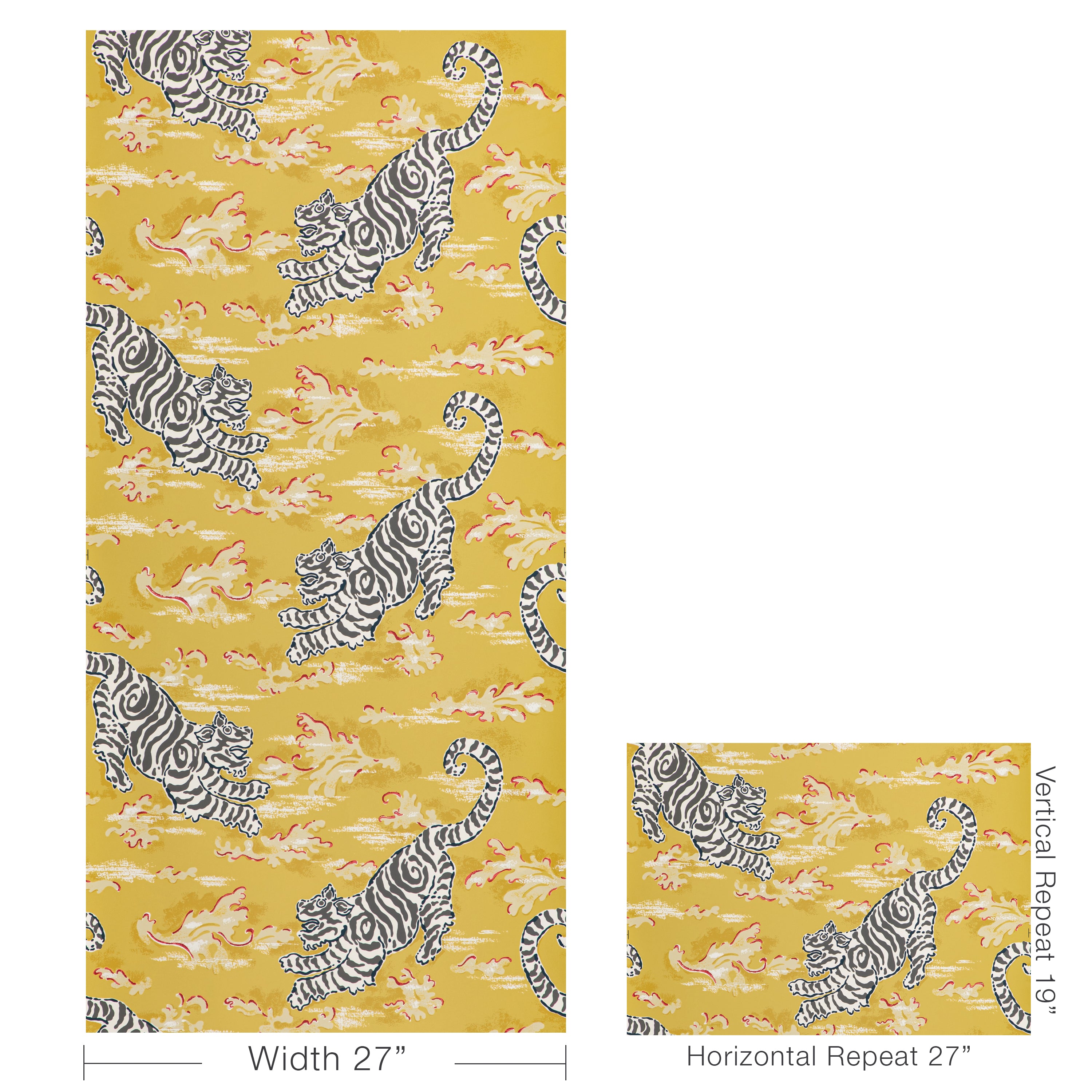 Bongol Wallpaper in Citrine color - pattern number P2020107.4039.0 - by Lee Jofa in the Mindoro collection