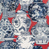 Pandan Wallpaper in Chili/Blue color - pattern number P2020108.1950.0 - by Lee Jofa in the Mindoro collection