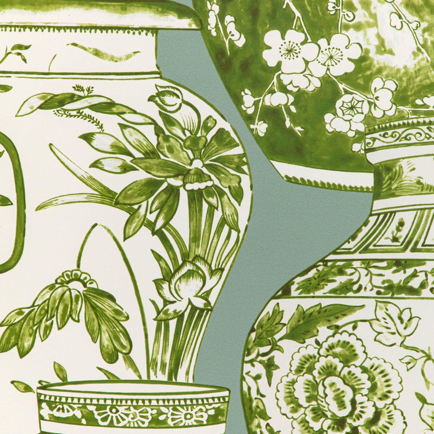 Pandan Wallpaper in Mist/Jade color - pattern number P2020108.2313.0 - by Lee Jofa in the Mindoro collection