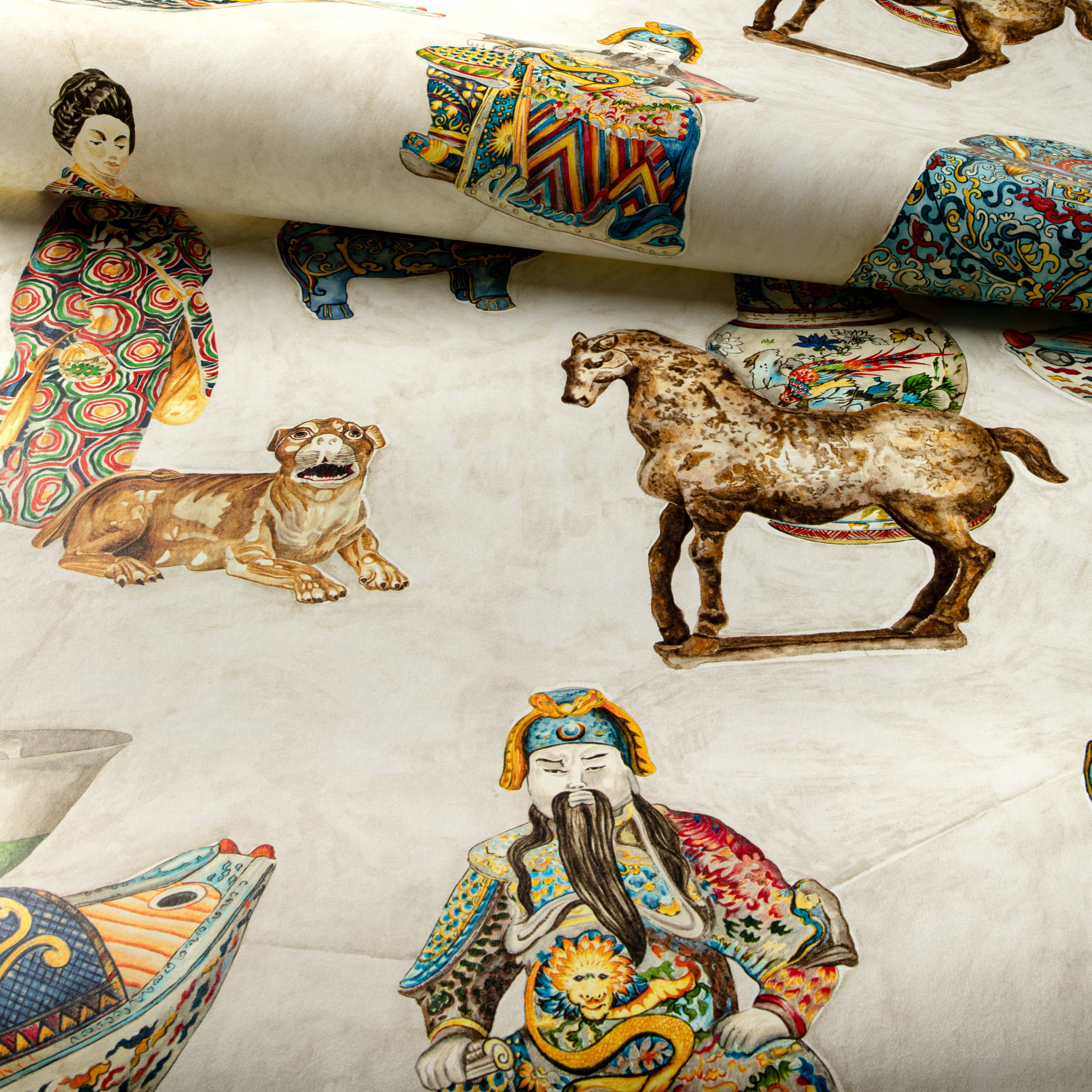 Tambelan Wallpaper in Lacquer color - pattern number P2020109.1954.0 - by Lee Jofa in the Mindoro collection