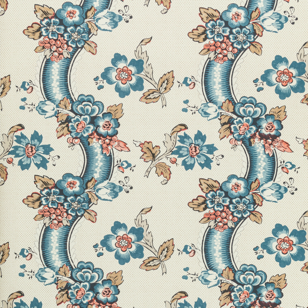 Benday Wallpaper in Denim/Berry color - pattern number P2020111.519.0 - by Lee Jofa in the Oscar De La Renta IV collection