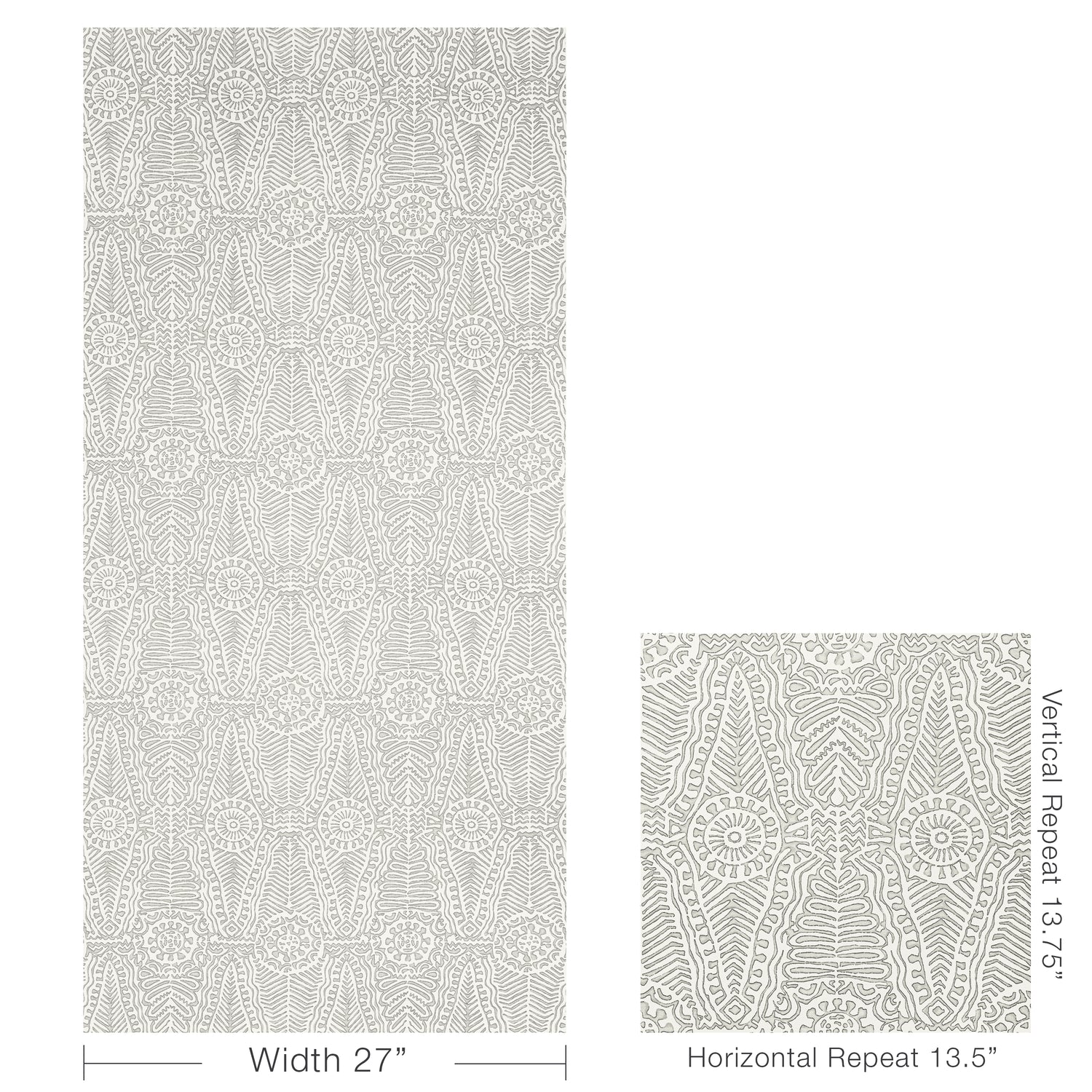 Drayton Wallpaper in Smoke color - pattern number P2020112.21.0 - by Lee Jofa in the Avondale collection