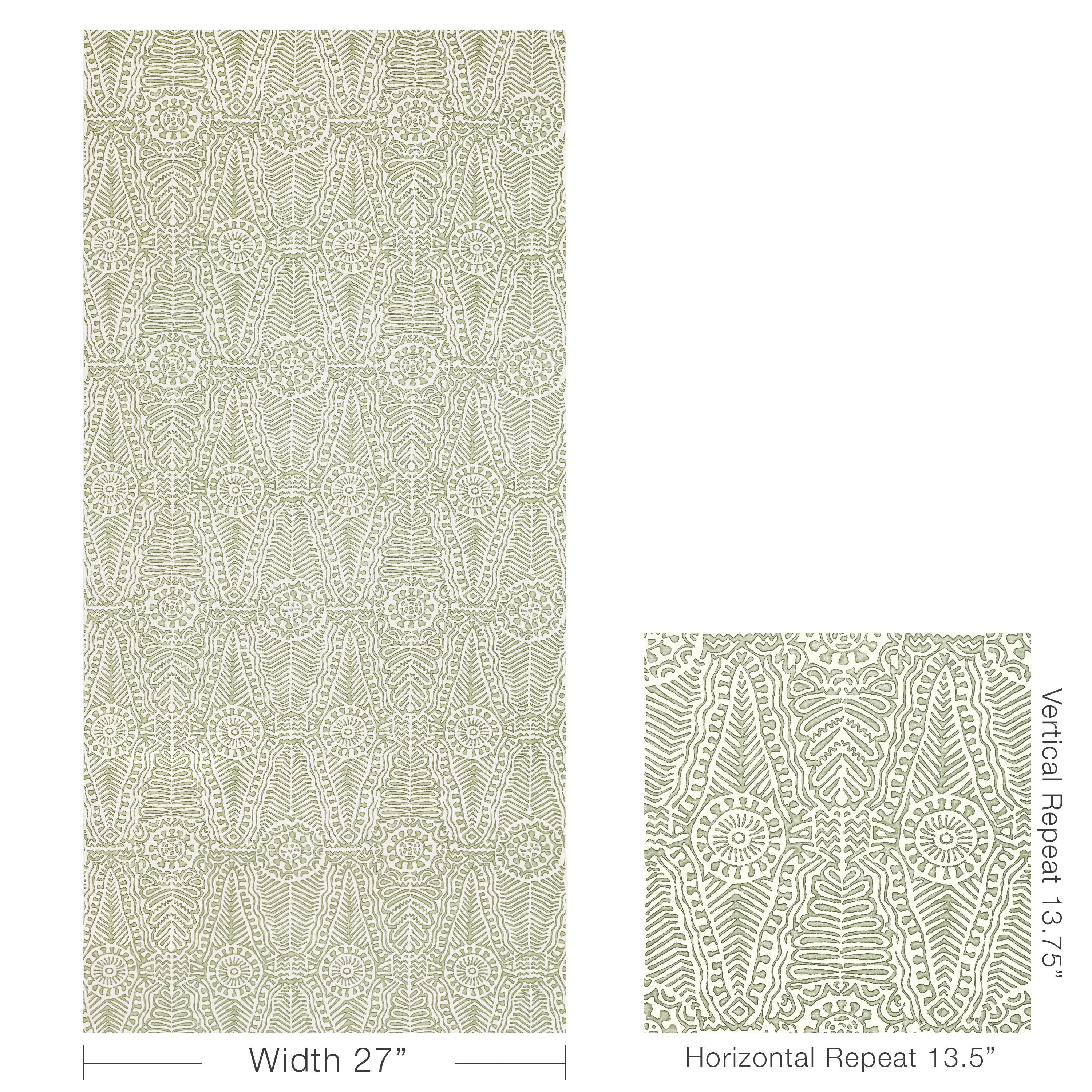 Drayton Wallpaper in Moss color - pattern number P2020112.23.0 - by Lee Jofa in the Avondale collection