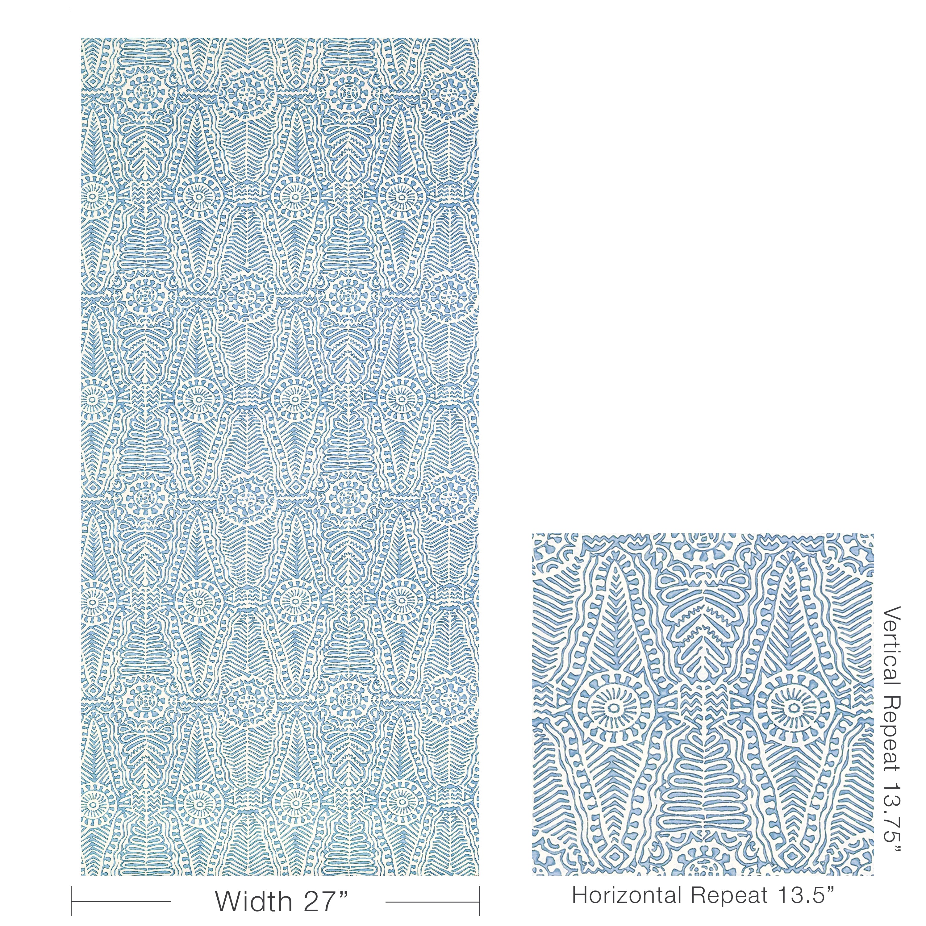 Drayton Wallpaper in Denim color - pattern number P2020112.5.0 - by Lee Jofa in the Avondale collection