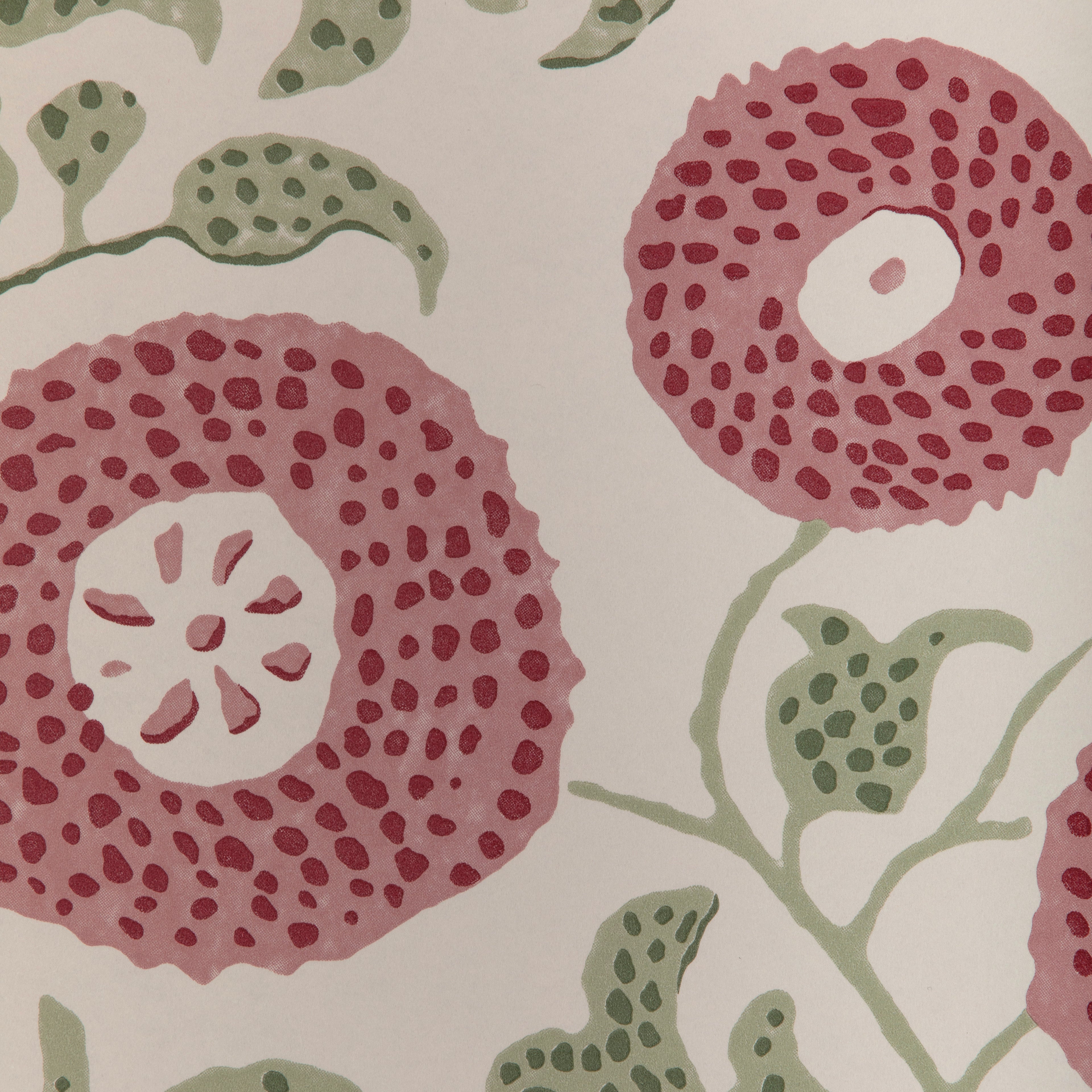 Eldora Wallpaper in leaf/rose color - pattern number P2023103.73.0 - by Lee Jofa in the Clare collection
