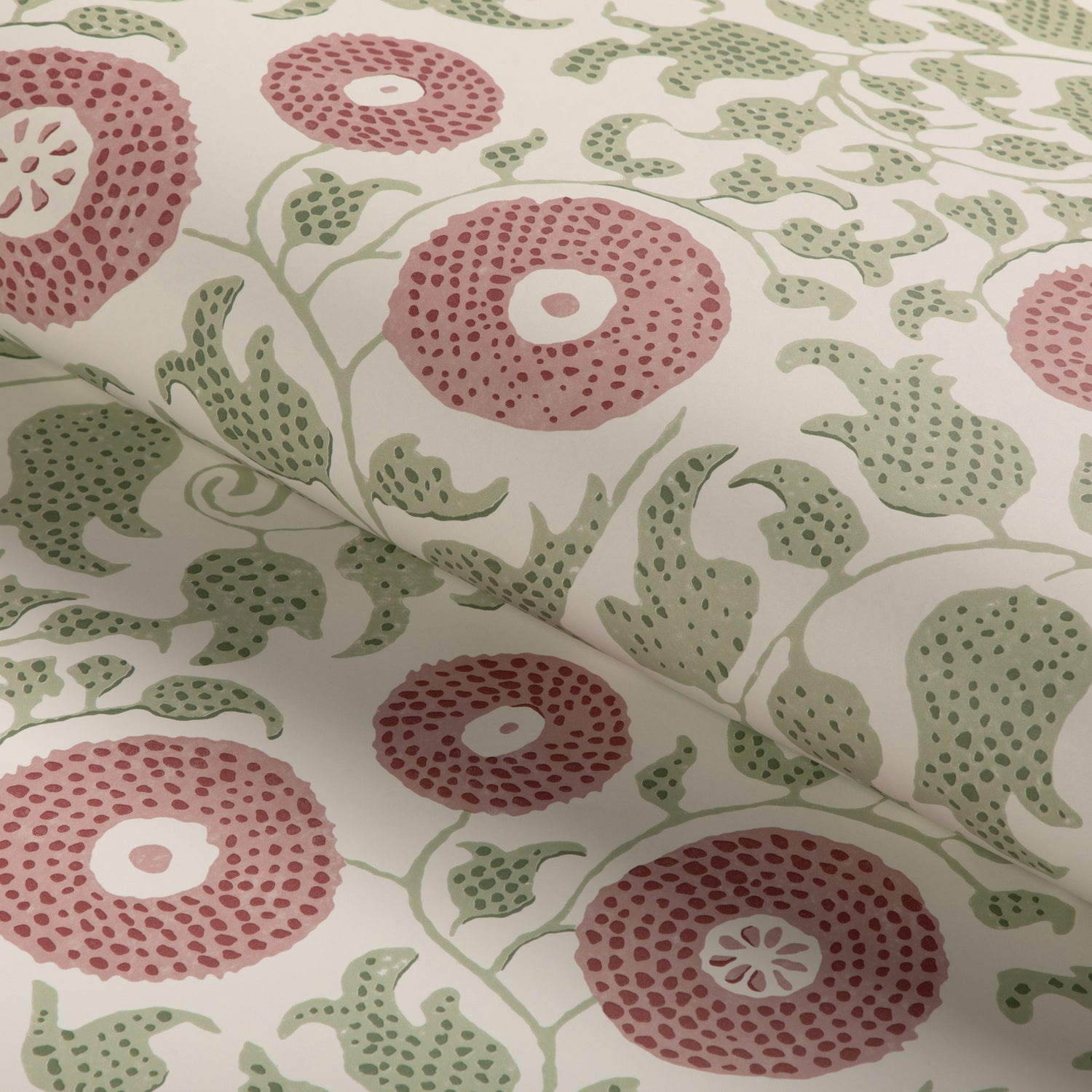 Eldora Wallpaper in leaf/rose color - pattern number P2023103.73.0 - by Lee Jofa in the Clare collection