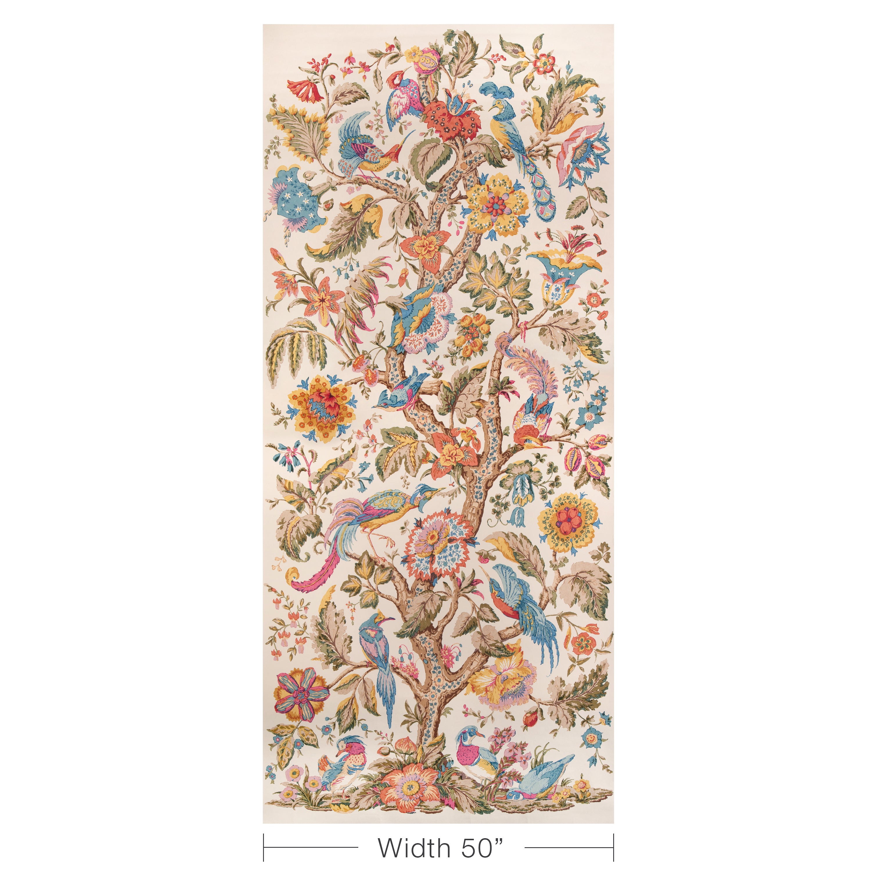 Tree Of Life 3 Panel Mural in Denim/Berry color - pattern number P2023113.519.0 - by Lee Jofa in the Lee Jofa 200 collection