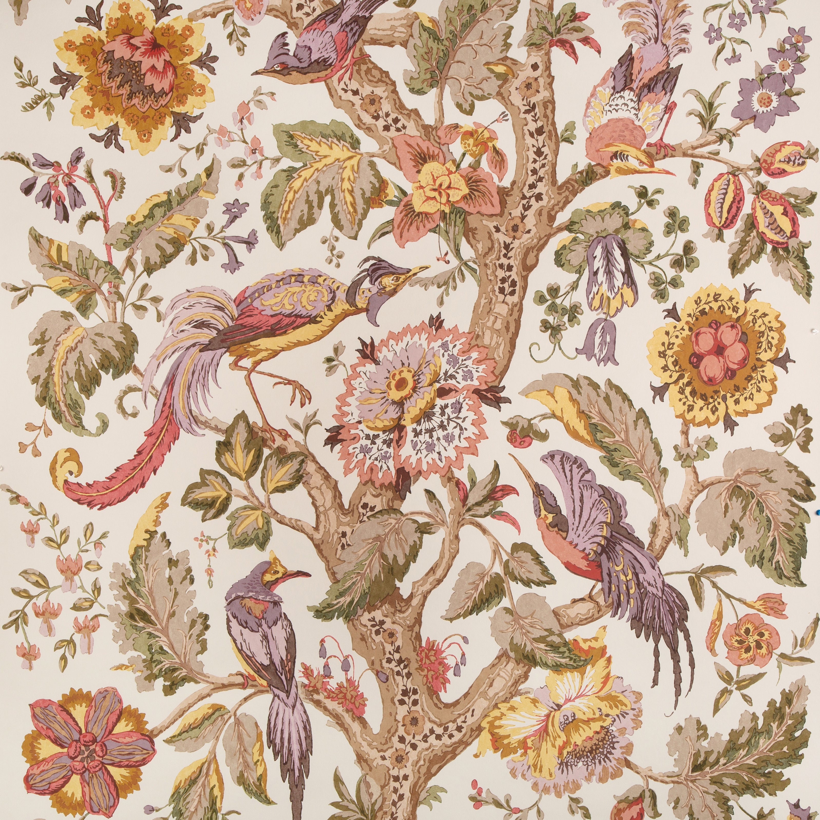 Tree Of Life Wallpaper in Golden/Moss color - pattern number P2023114.34.0 - by Lee Jofa in the Lee Jofa 200 collection