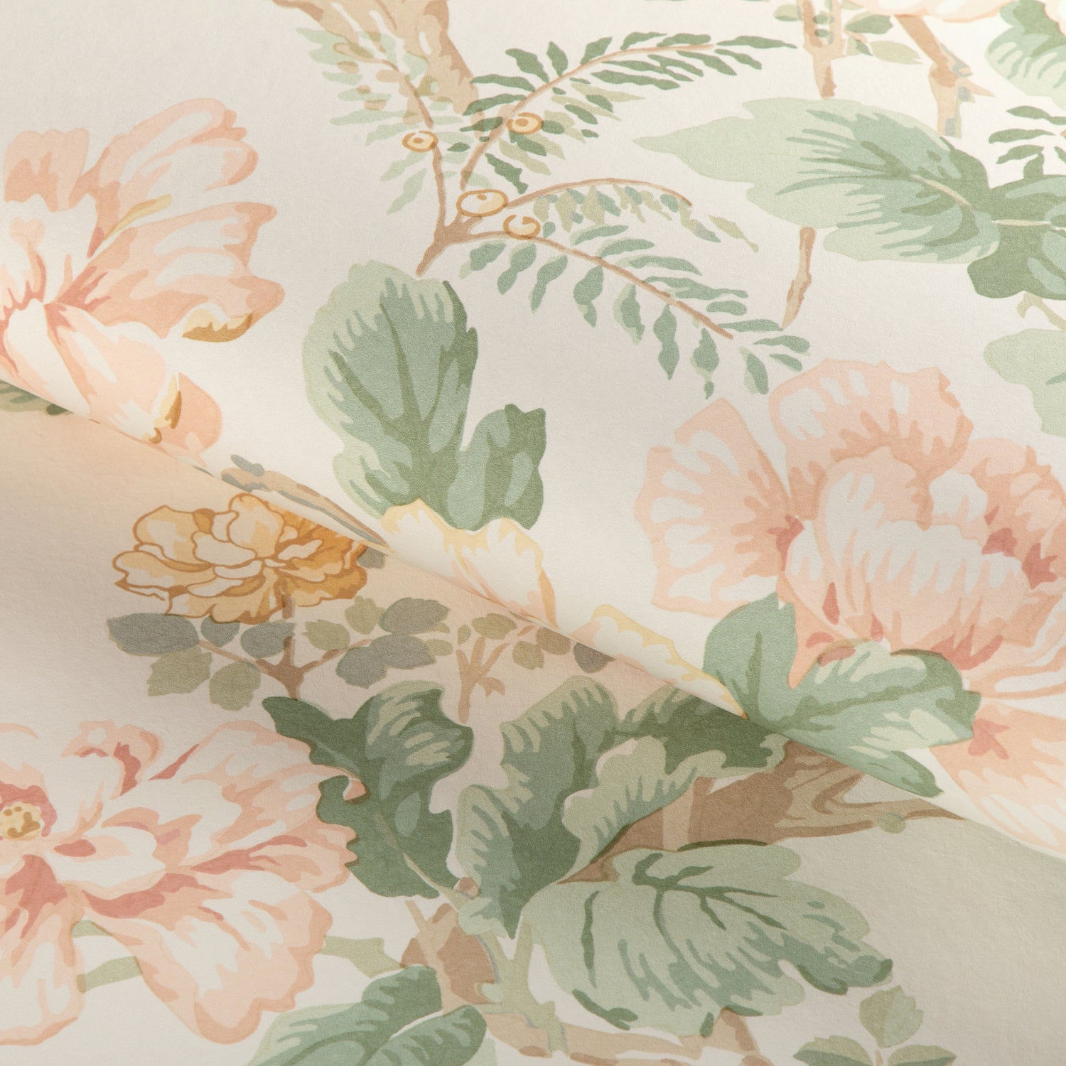 Chinese Peony Wallpaper in Blush color - pattern number P2023118.73.0 - by Lee Jofa in the Lee Jofa 200 collection