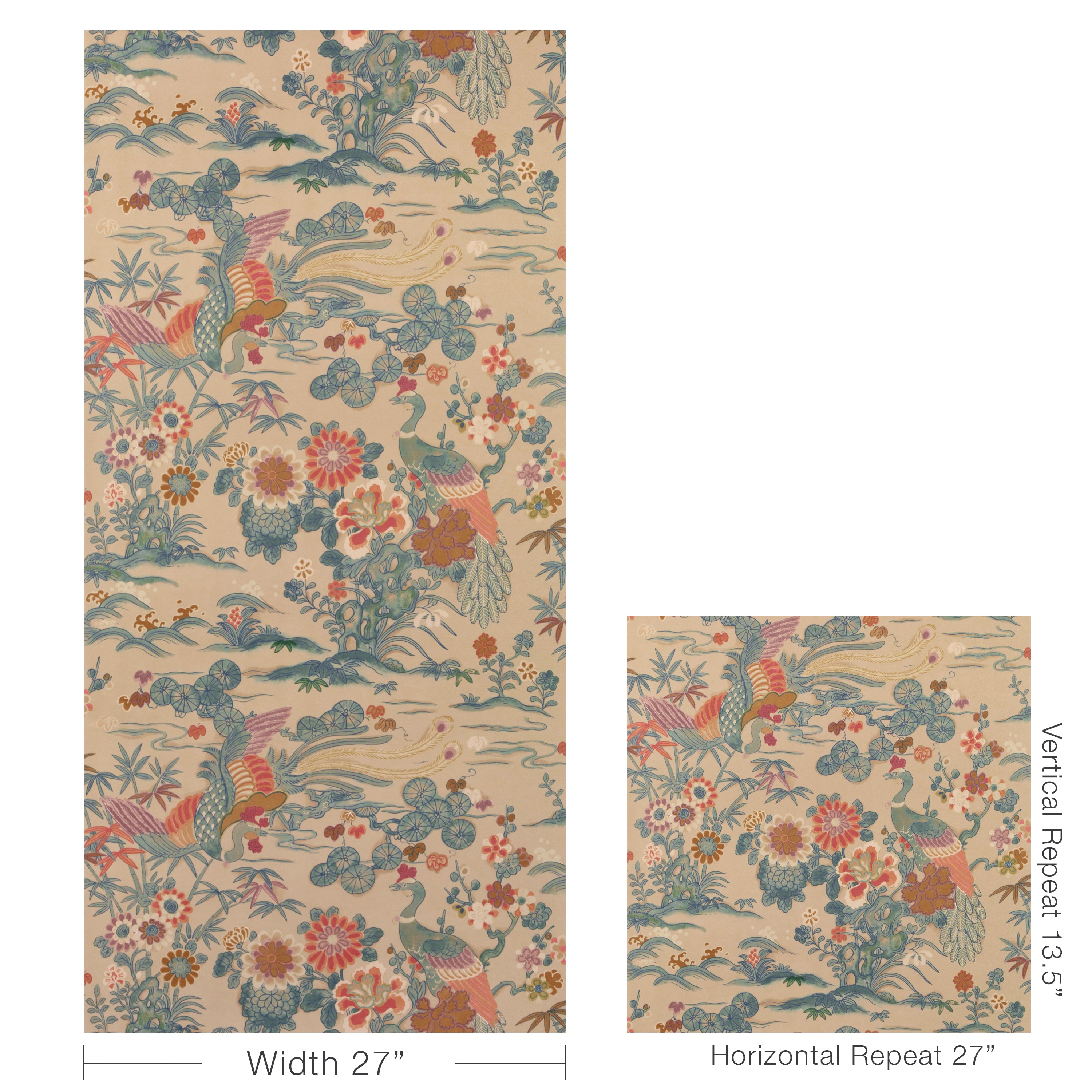 Sakura Paper Wallpaper in shore color - pattern number P2023124.1613.0 - by Lee Jofa in the Garden Walk collection