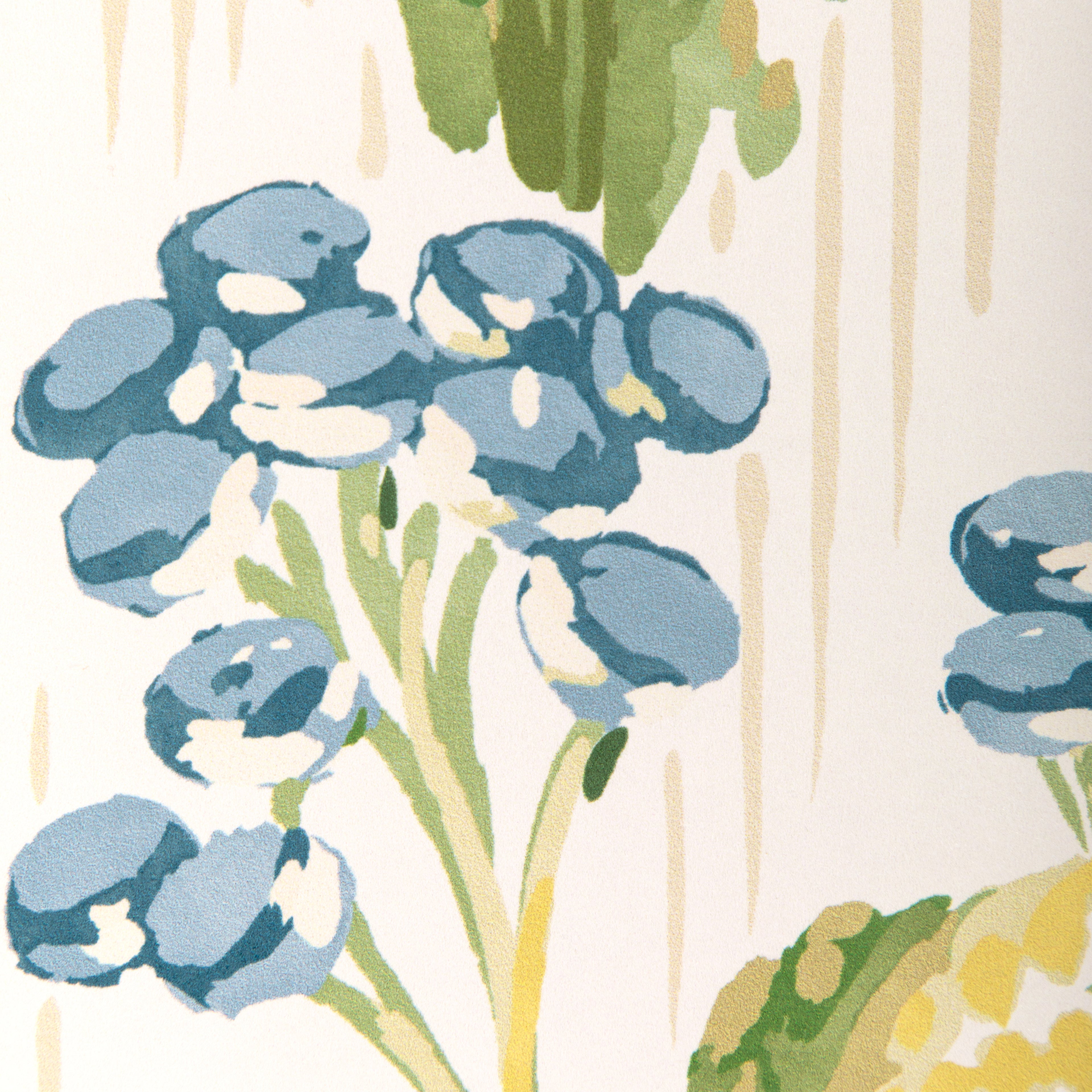 Pashley Paper Wallpaper in denim color - pattern number P2023125.350.0 - by Lee Jofa in the Garden Walk collection