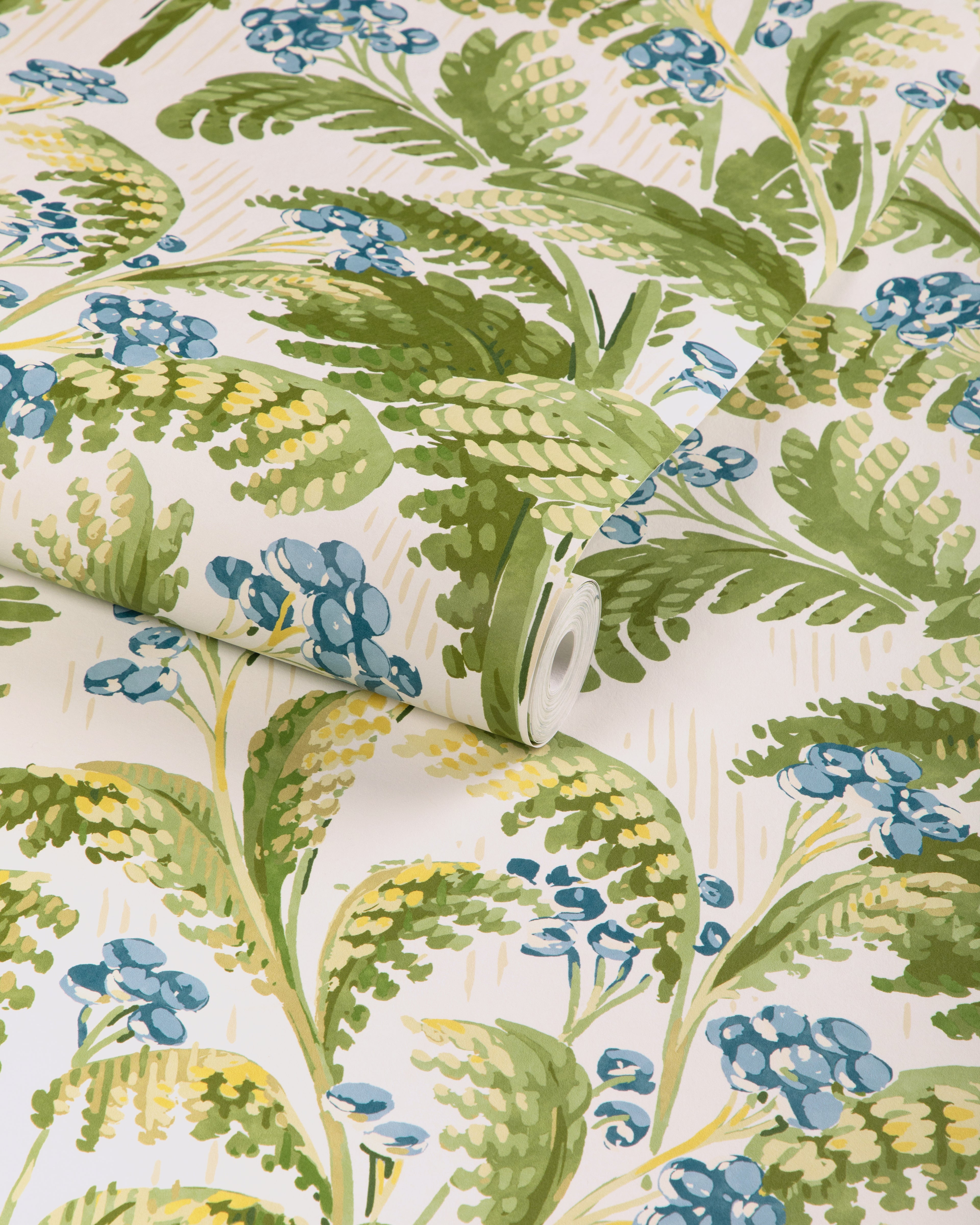 Pashley Paper Wallpaper in denim color - pattern number P2023125.350.0 - by Lee Jofa in the Garden Walk collection