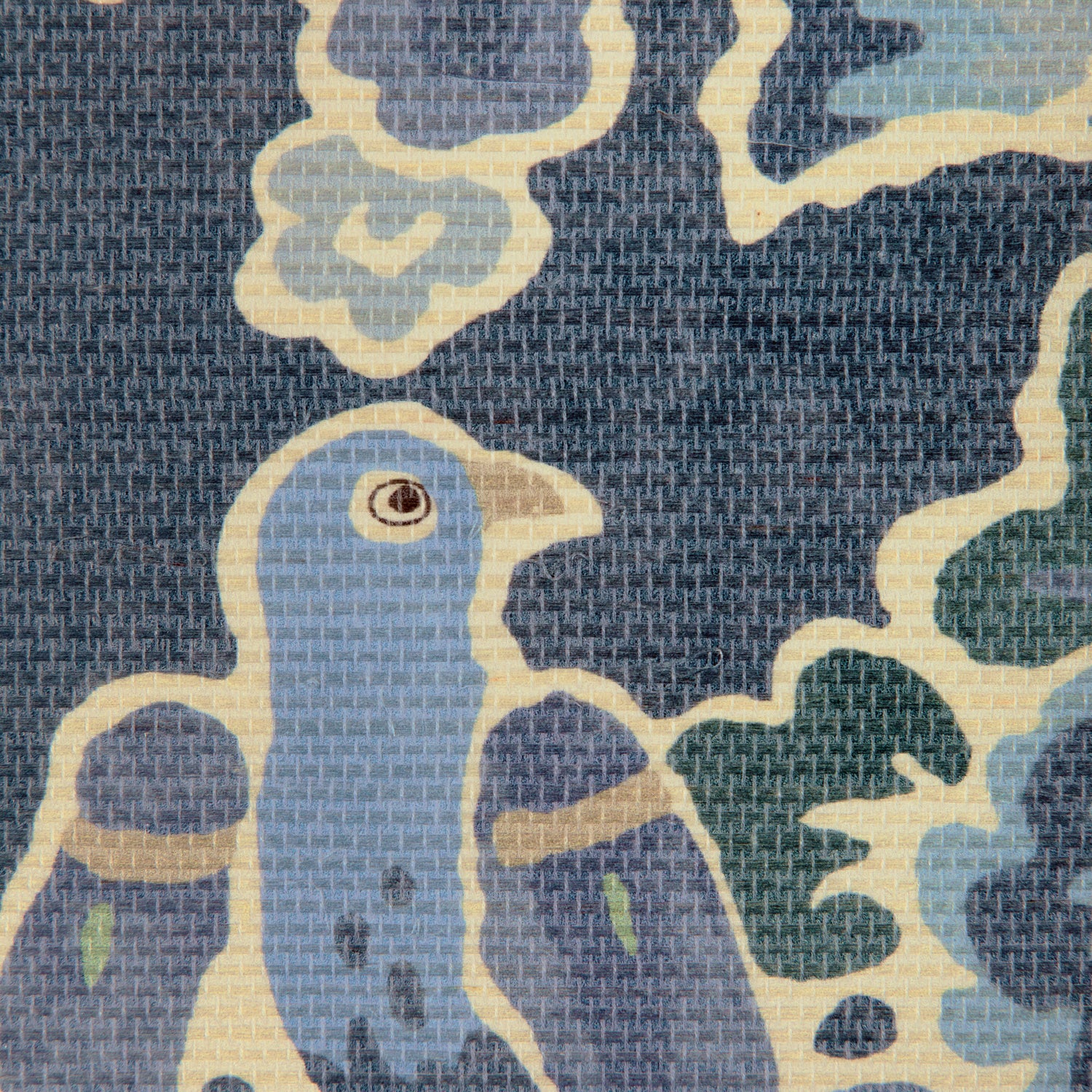 Posy Paper Wallpaper in denim/slate color - pattern number P2023127.523.0 - by Lee Jofa in the Garden Walk collection