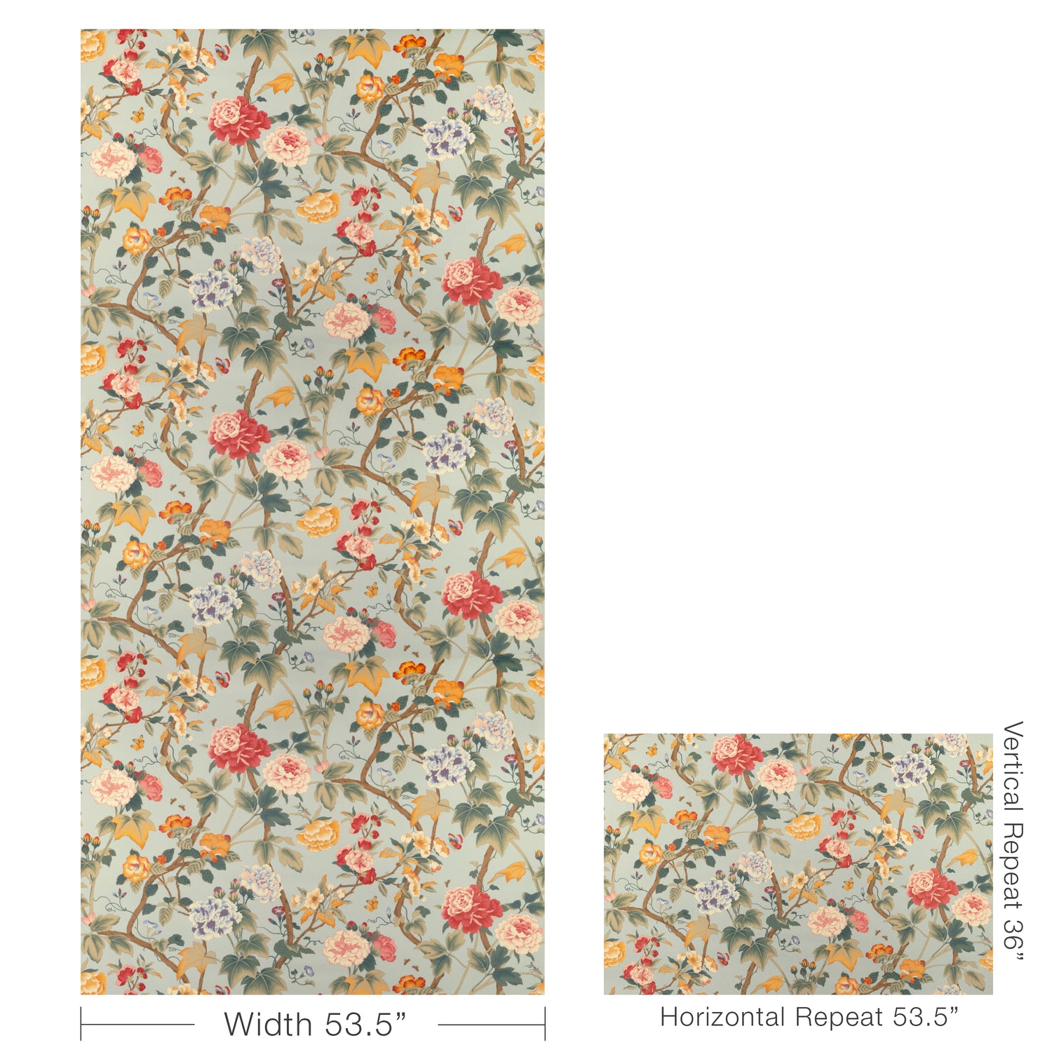 Gardenia Paper Wallpaper in antique color - pattern number P2023128.137.0 - by Lee Jofa in the Garden Walk collection