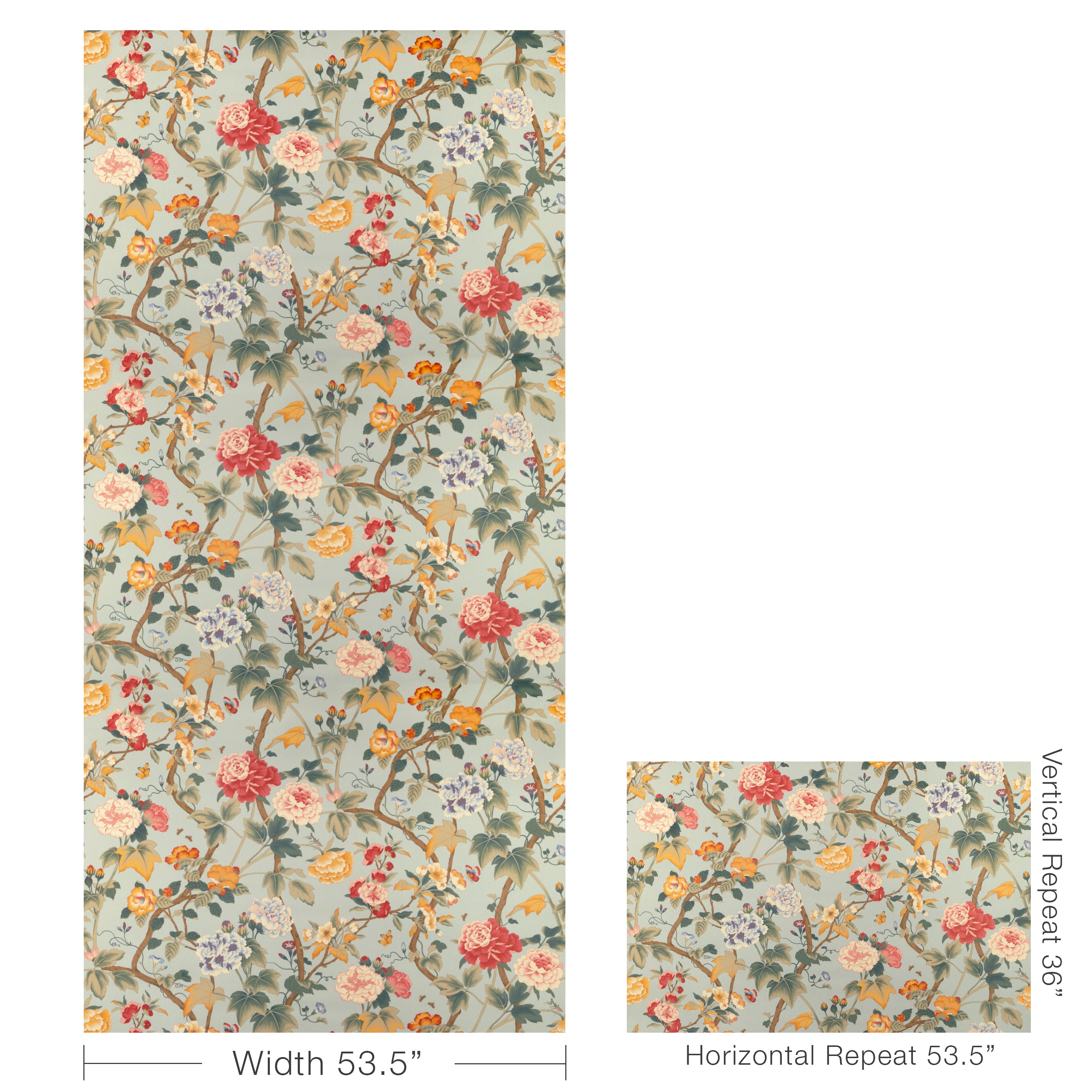 Gardenia Paper Wallpaper in antique color - pattern number P2023128.137.0 - by Lee Jofa in the Garden Walk collection