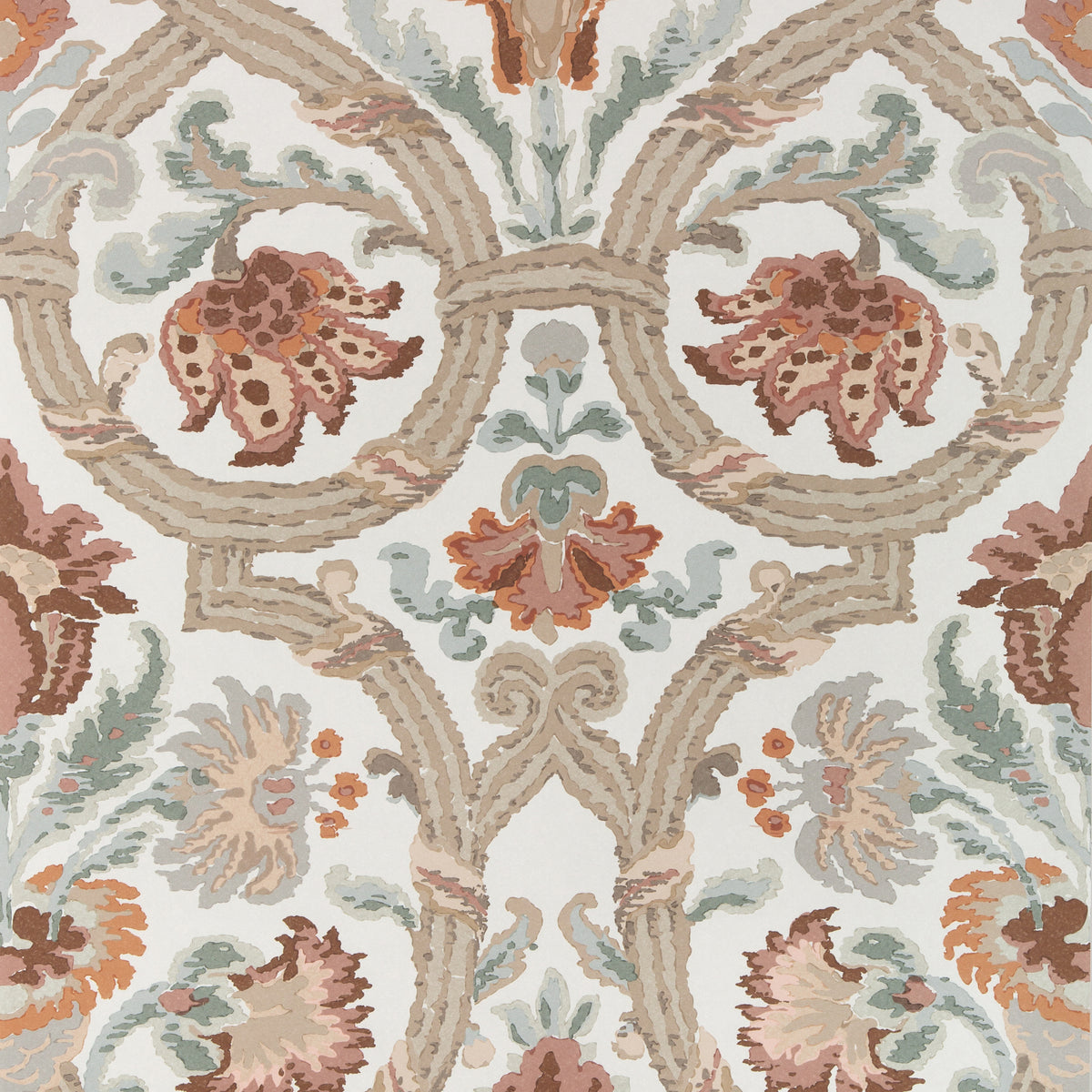 New Sevilla Wallpaper in Clay color - pattern number P2023130.121.0 - by Lee Jofa in the Lee Jofa 200 collection