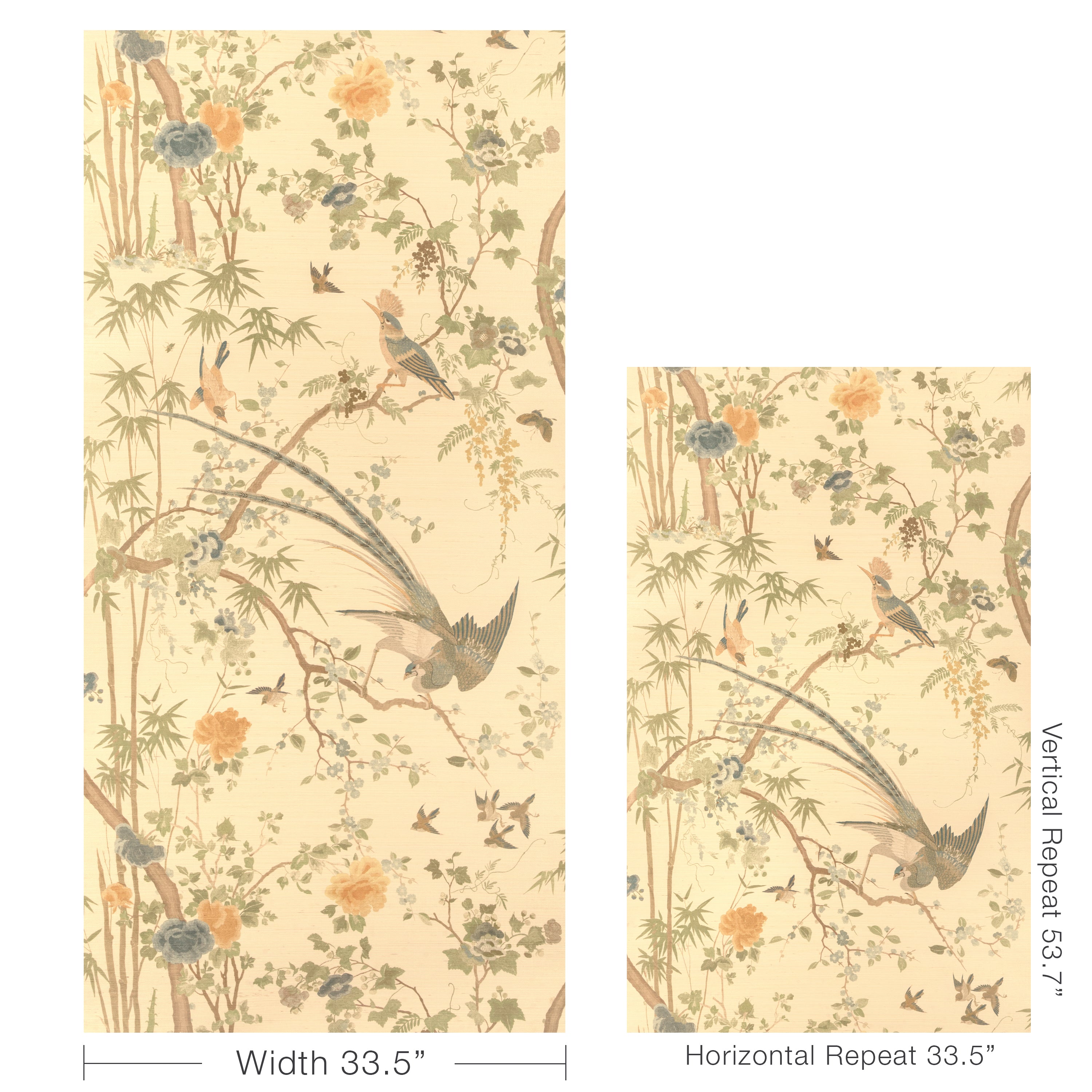 Mandalay Sisal Wallpaper in willow color - pattern number P2025101.530.0 - by Lee Jofa in the Kingsley collection