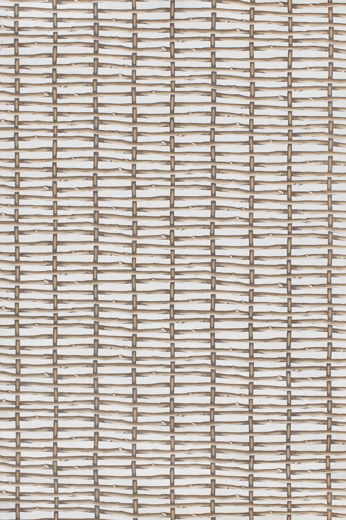 Twig Fence Wallpaper in Brown color - pattern number P2025107.1016.0 - by Lee Jofa in the Paolo Moschino Garden collection