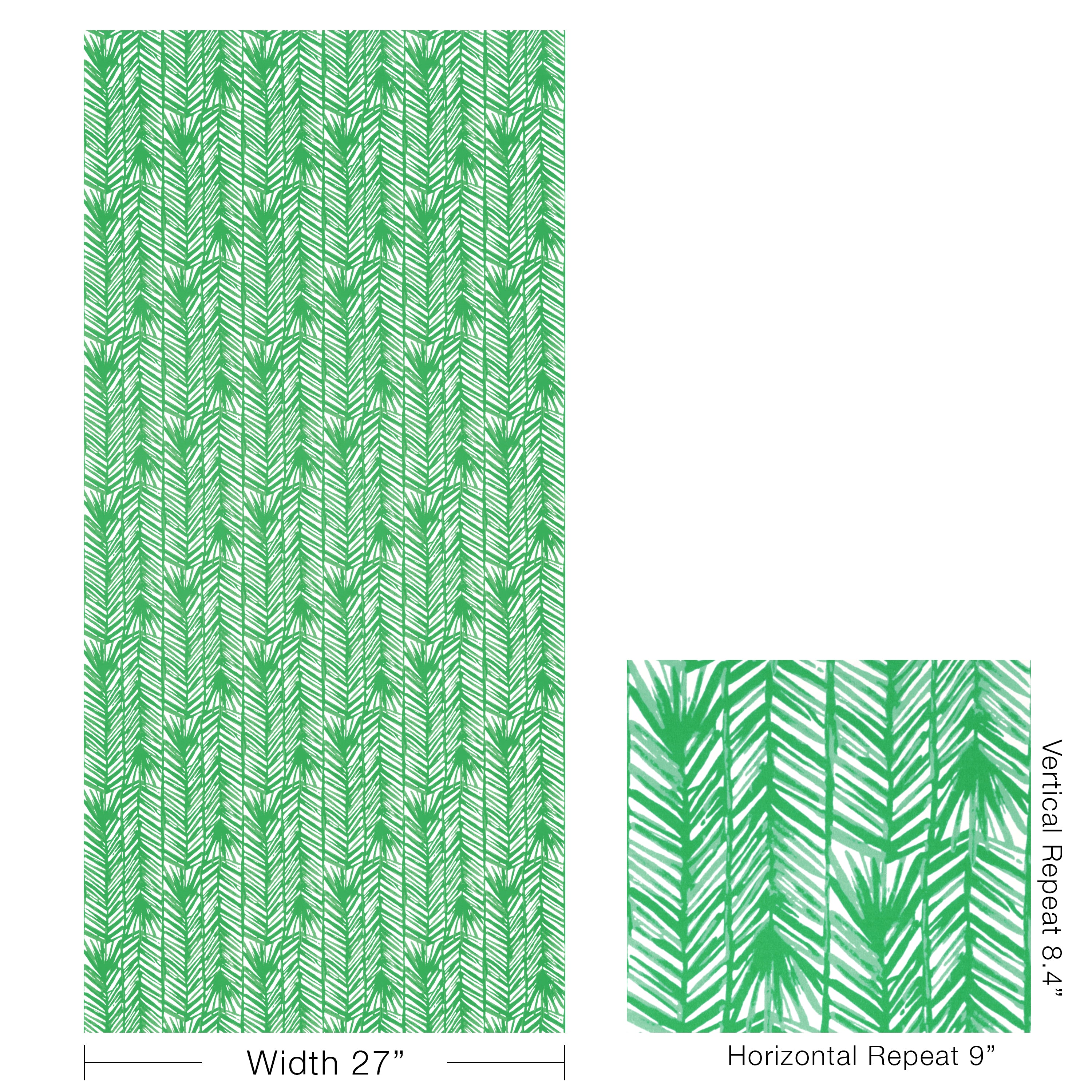 Costa Verde Wallpaper in green color - pattern number P2025109.33.0 - by Lee Jofa in the Lilly Pulitzer III collection