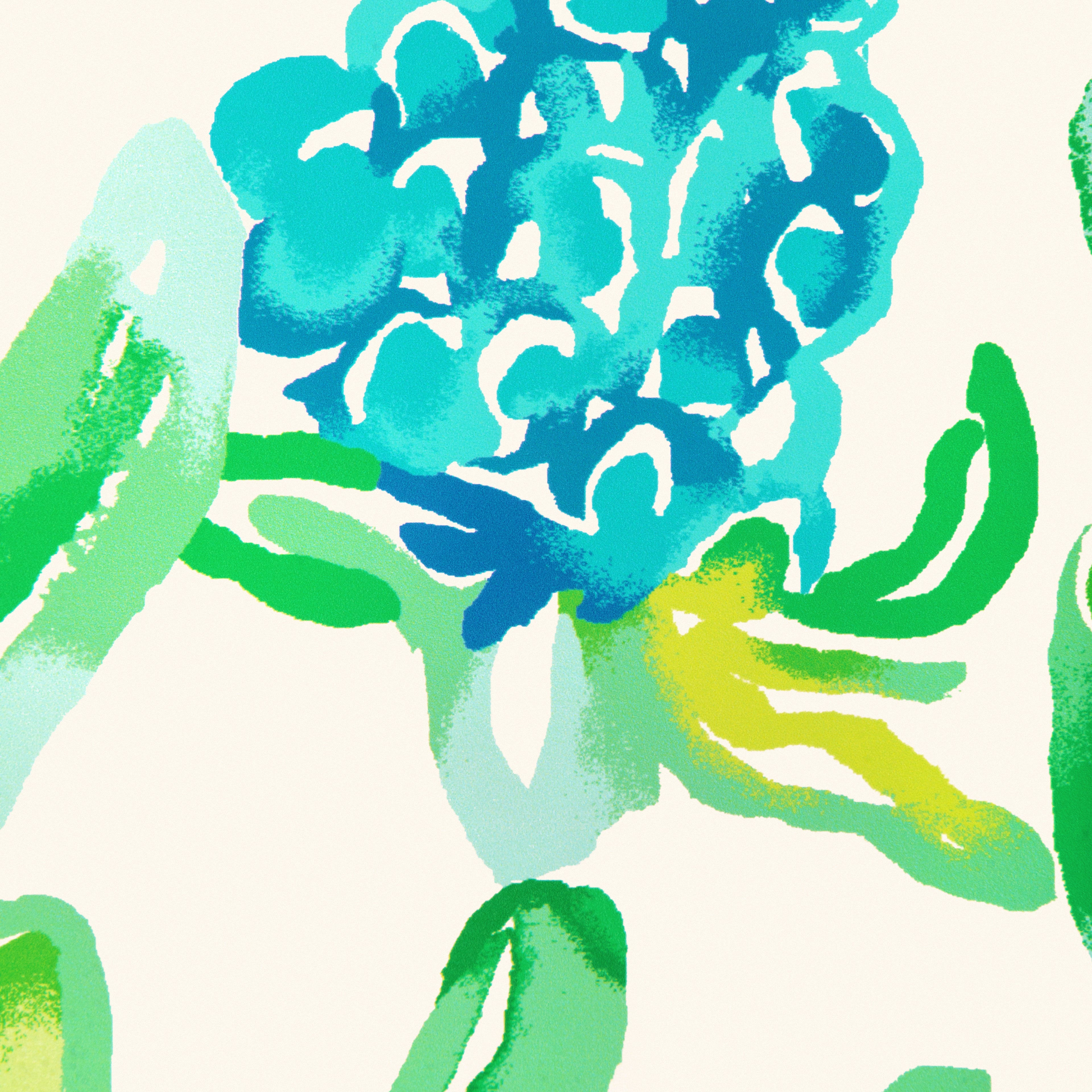Island Exotic Wallpaper in blue color - pattern number P2025110.315.0 - by Lee Jofa in the Lilly Pulitzer III collection