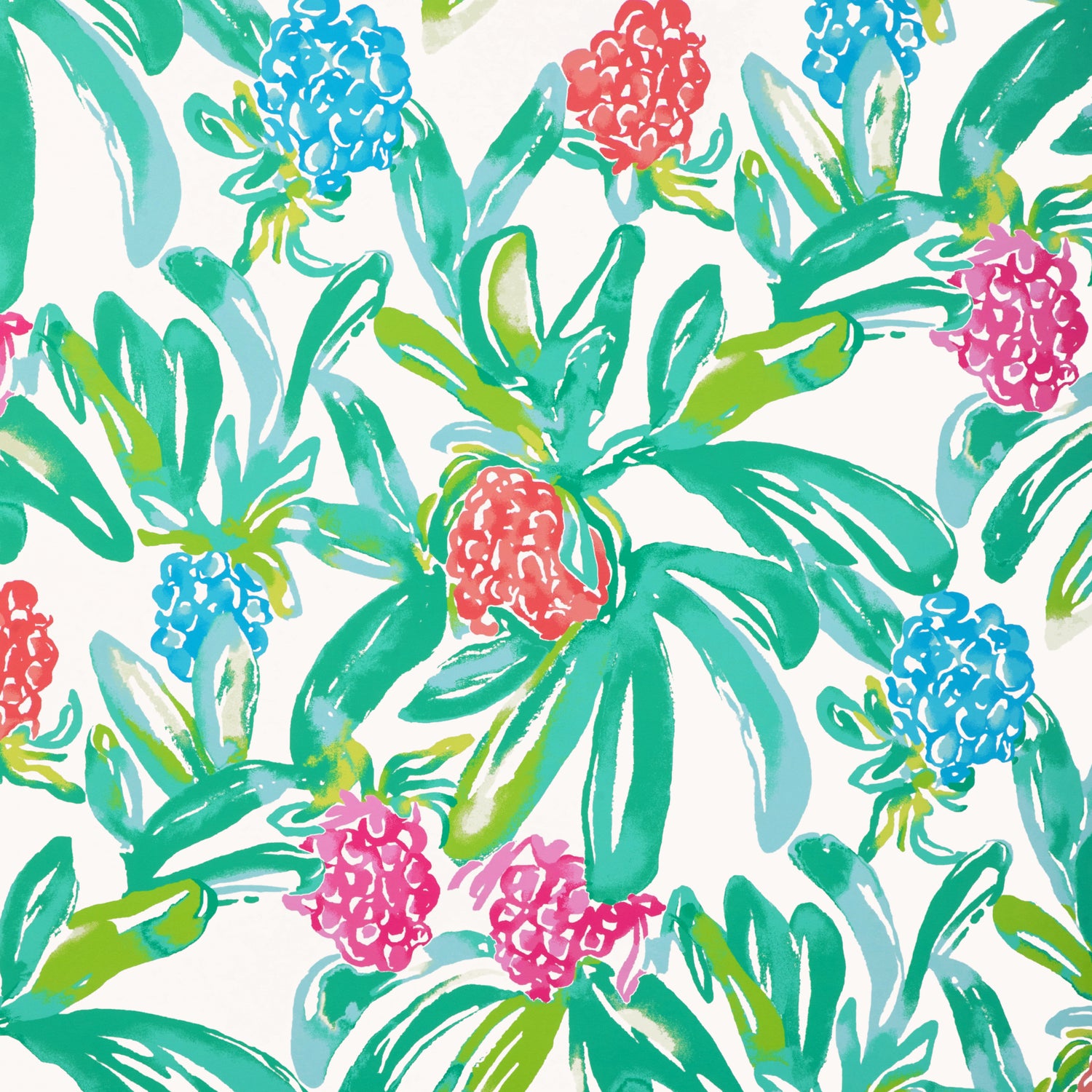 Island Exotic Wallpaper in multi color - pattern number P2025110.317.0 - by Lee Jofa in the Lilly Pulitzer III collection