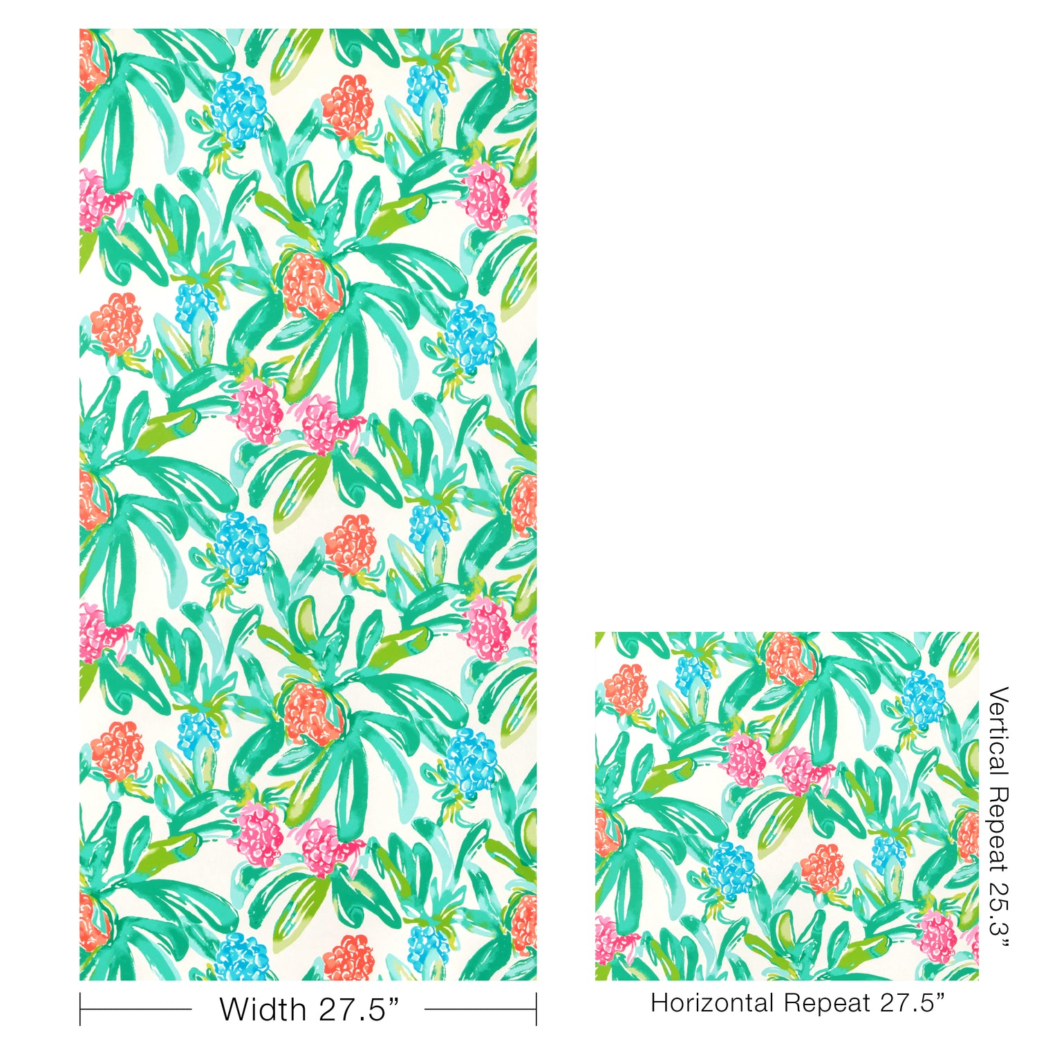Island Exotic Wallpaper in multi color - pattern number P2025110.317.0 - by Lee Jofa in the Lilly Pulitzer III collection