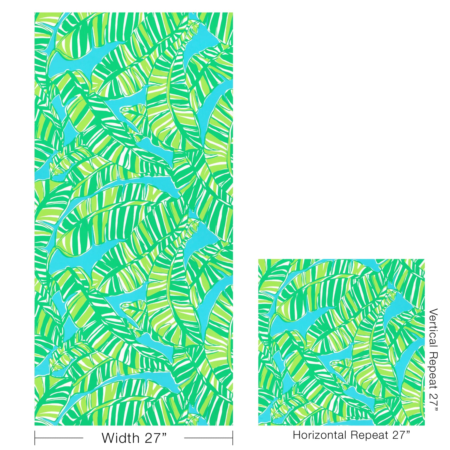 Go Bananas Wallpaper in sea/green color - pattern number P2025111.353.0 - by Lee Jofa in the Lilly Pulitzer III collection