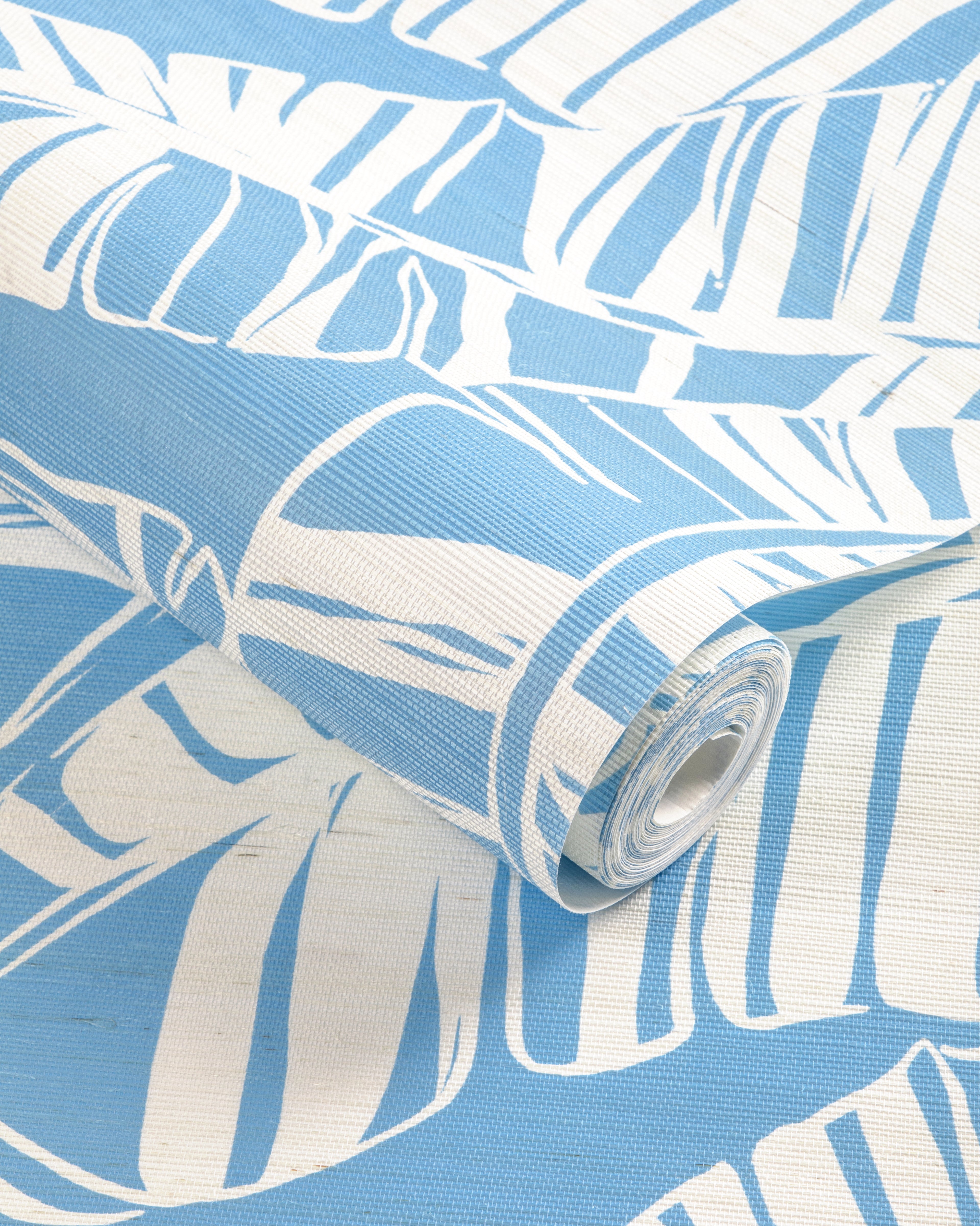 Just Bananas Wallpaper in blue color - pattern number P2025112.15.0 - by Lee Jofa in the Lilly Pulitzer III collection