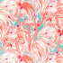 Pink Colony Wallpaper in aqua/pink color - pattern number P2025114.13.0 - by Lee Jofa in the Lilly Pulitzer III collection