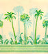 Palms Way 3 Panel Mural in green color - pattern number P2025115.1630.0 - by Lee Jofa in the Lilly Pulitzer III collection