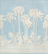 Palms Way 3 Panel Mural in blue color - pattern number P2025115.51.0 - by Lee Jofa in the Lilly Pulitzer III collection