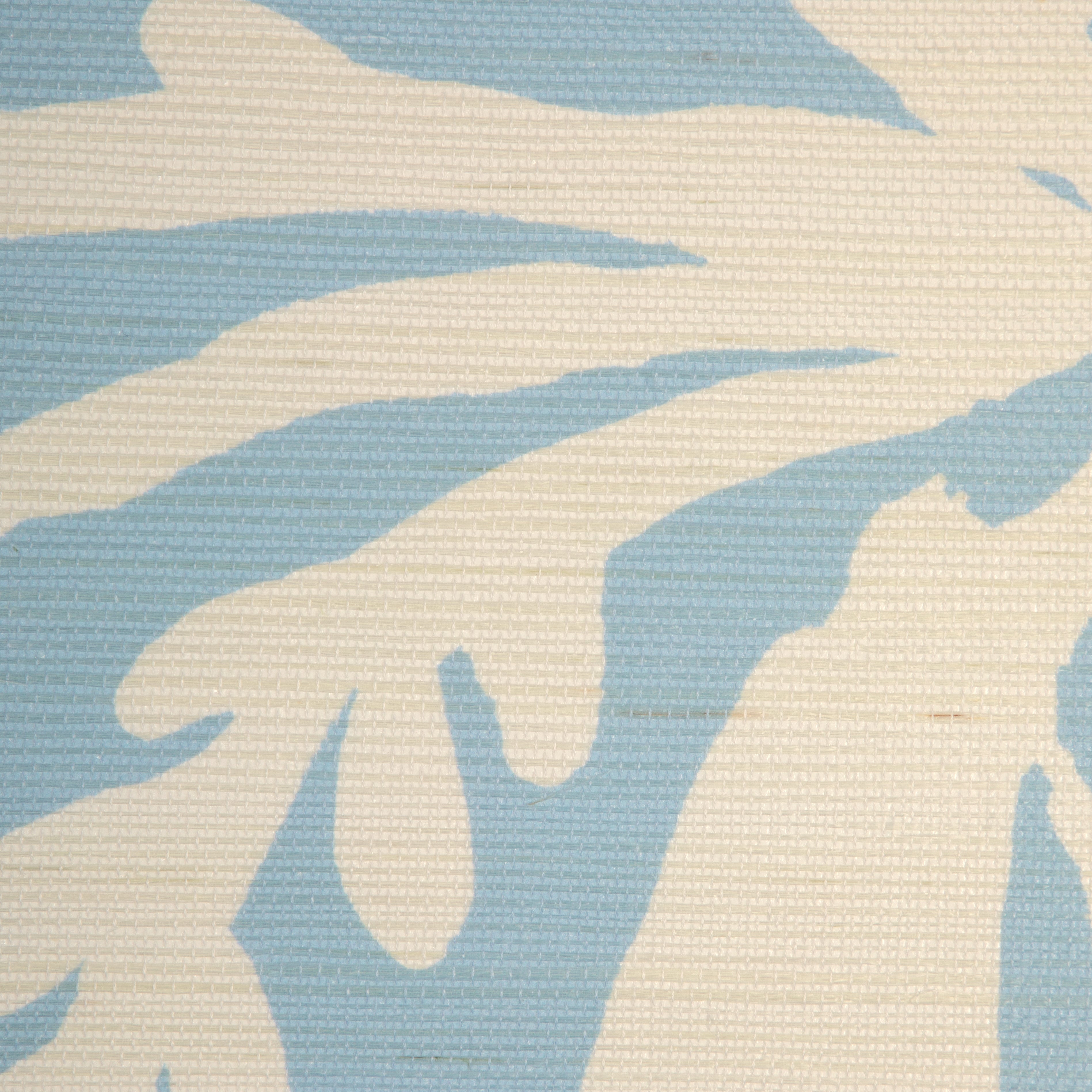 Palms Way 3 Panel Mural in blue color - pattern number P2025115.51.0 - by Lee Jofa in the Lilly Pulitzer III collection