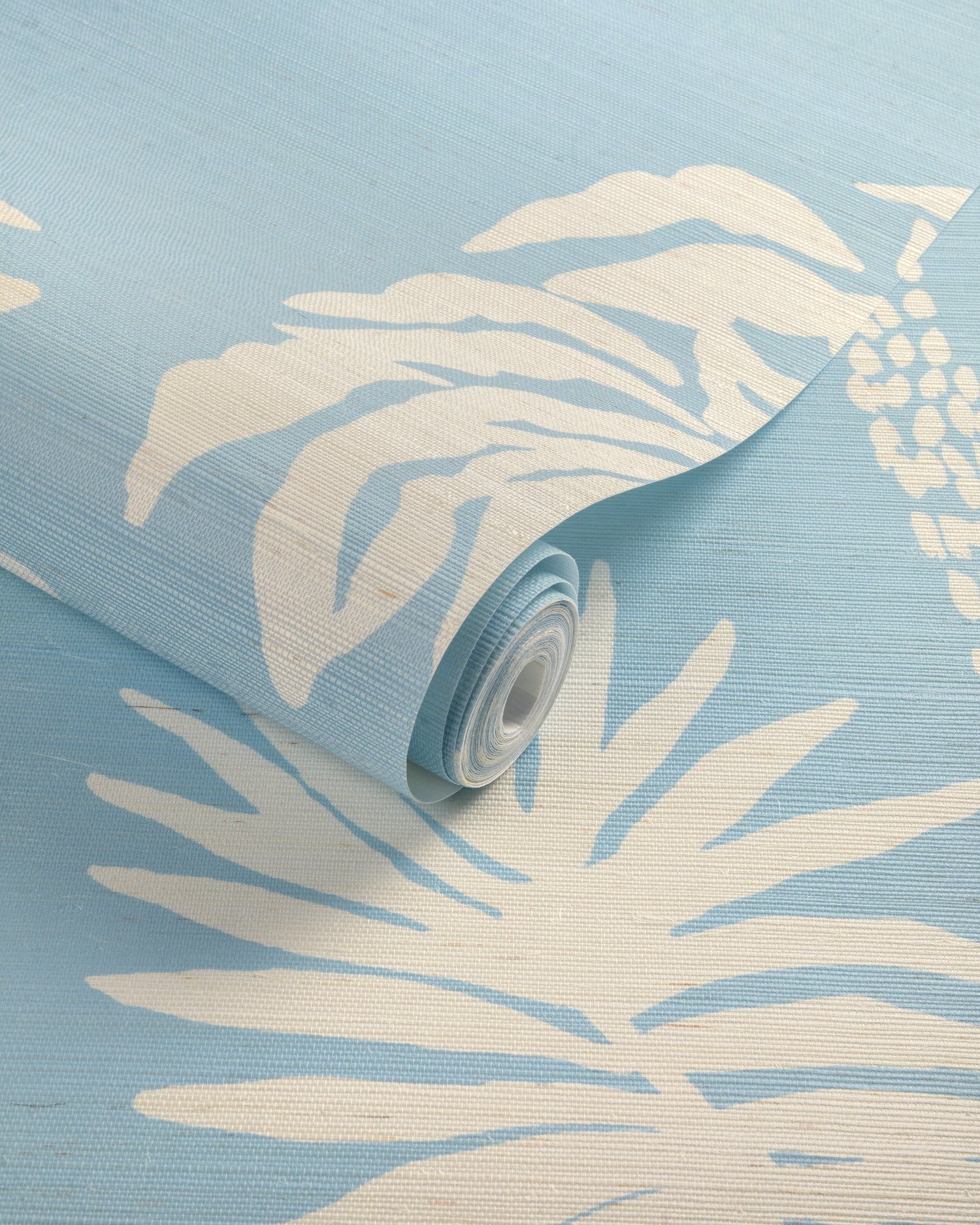 Palms Way 3 Panel Mural in blue color - pattern number P2025115.51.0 - by Lee Jofa in the Lilly Pulitzer III collection