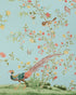 Whitley Hall 3 Panel Mural in Aqua color - pattern number P2025120.353.0 - by Lee Jofa in the Whitley Hall collection
