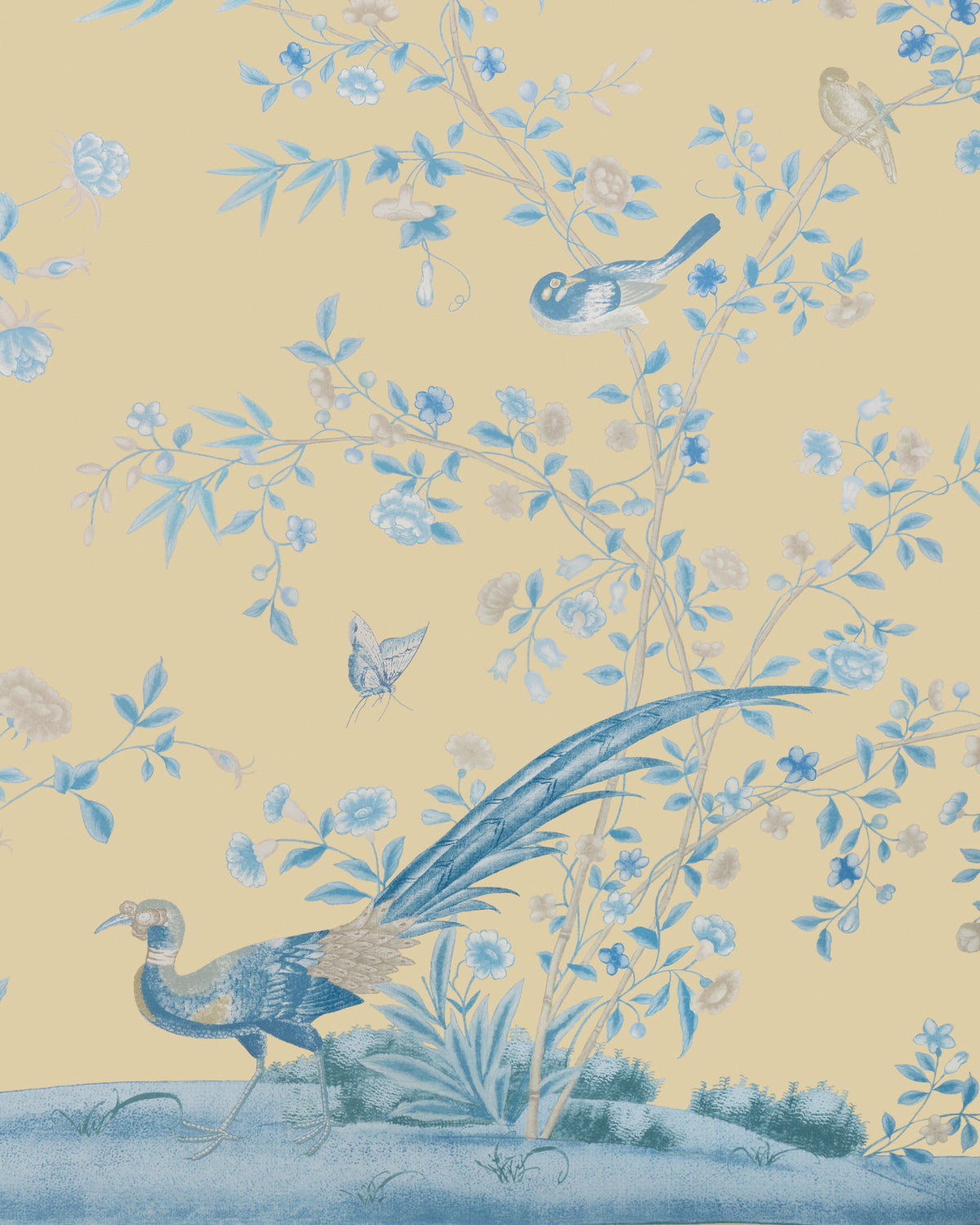 Whitley Hall 3 Panel Mural in Sun color - pattern number P2025120.415.0 - by Lee Jofa in the Whitley Hall collection