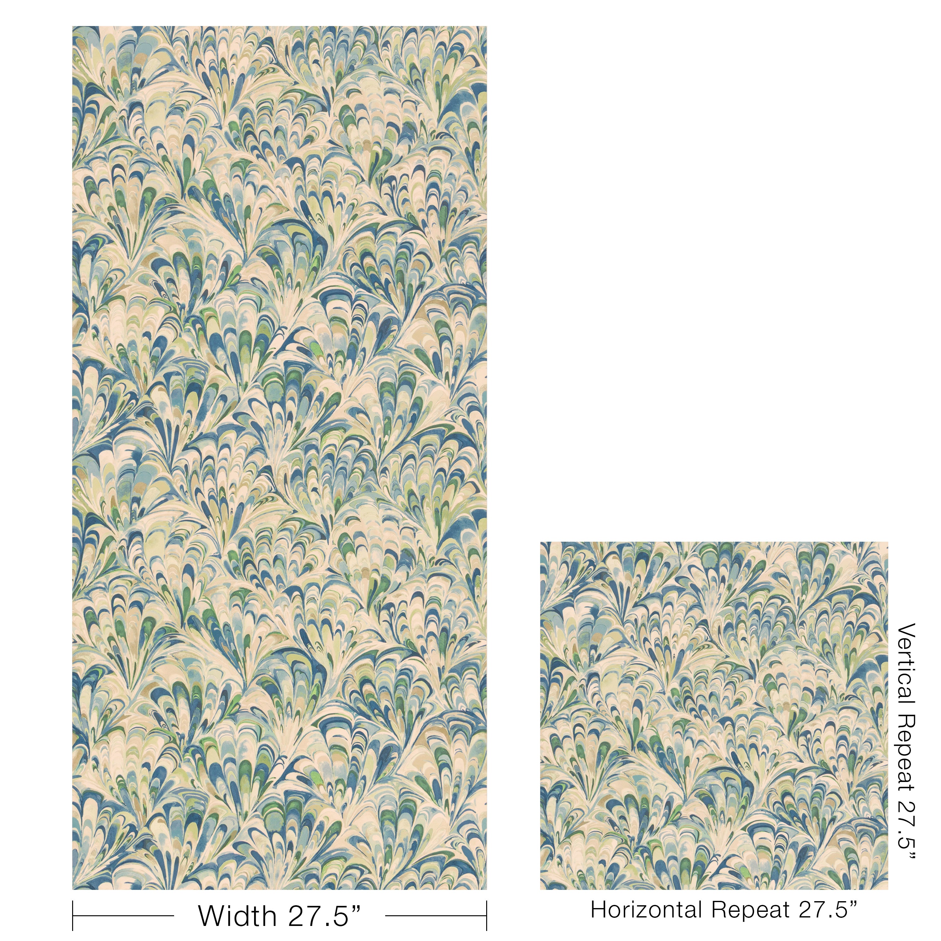 Ellis Wallpaper in Bayside color - pattern number P2025121.530.0 - by Lee Jofa in the Whitley Hall collection