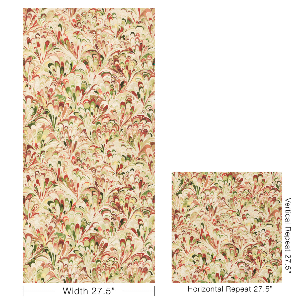Ellis Wallpaper in Berry color - pattern number P2025121.73.0 - by Lee Jofa in the Whitley Hall collection