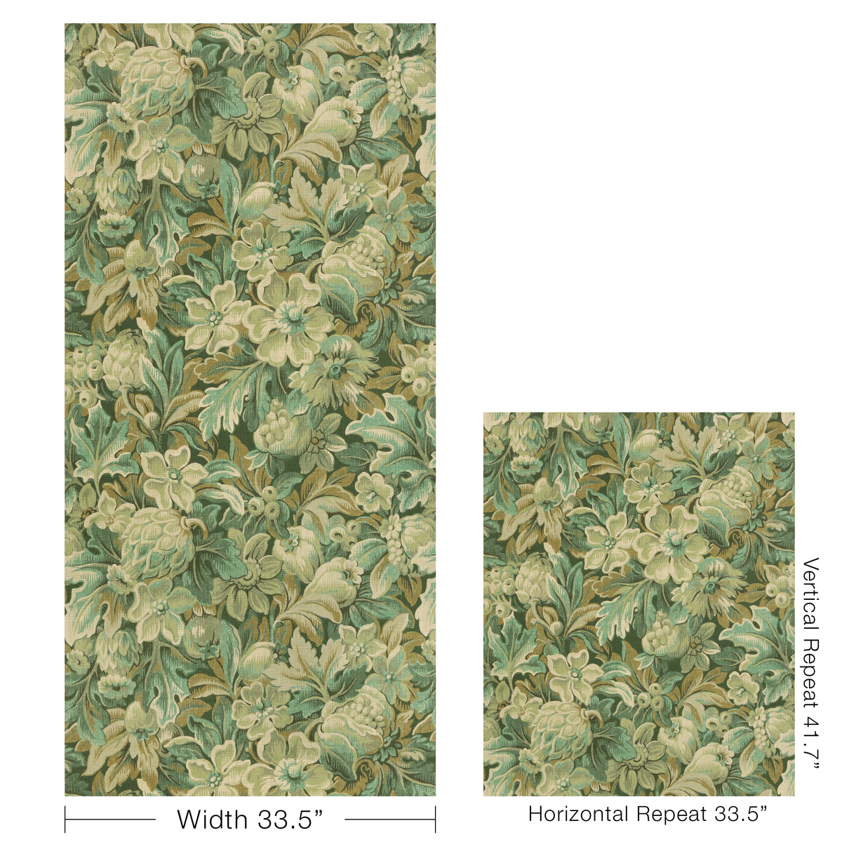 Harper Wallpaper in Forest color - pattern number P2025122.330.0 - by Lee Jofa in the Whitley Hall collection