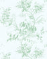 Chinese Peony Wallpaper in leaf color - pattern number P2026100.30.0 - by Lee Jofa Modern in the Hinton Hill collection
