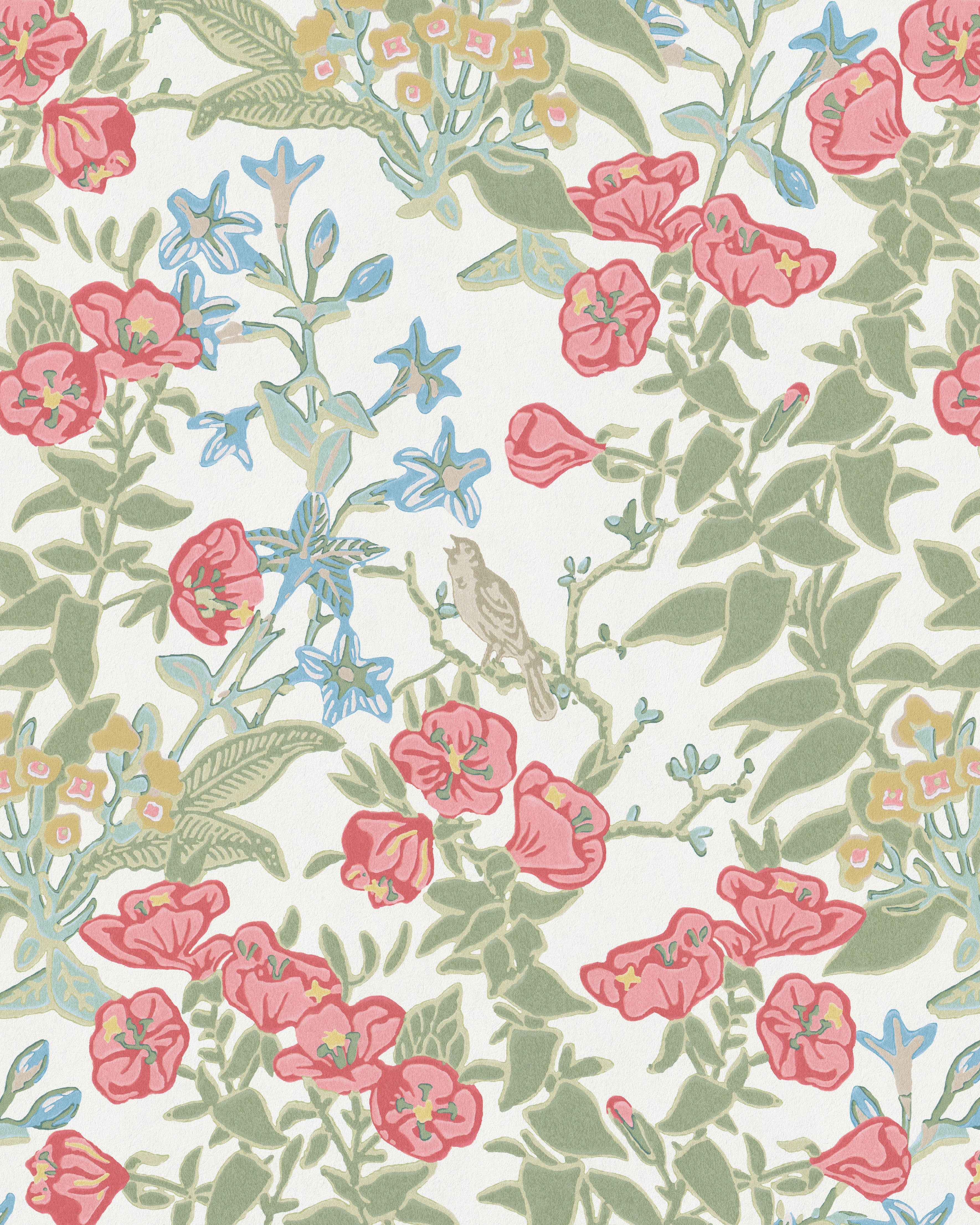 Plumeria Paper Wallpaper in coral color - pattern number P2026101.194.0 - by Lee Jofa Modern in the Hinton Hill collection