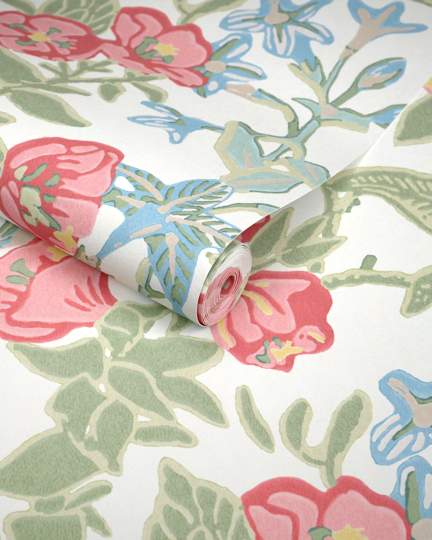 Plumeria Paper Wallpaper in coral color - pattern number P2026101.194.0 - by Lee Jofa Modern in the Hinton Hill collection