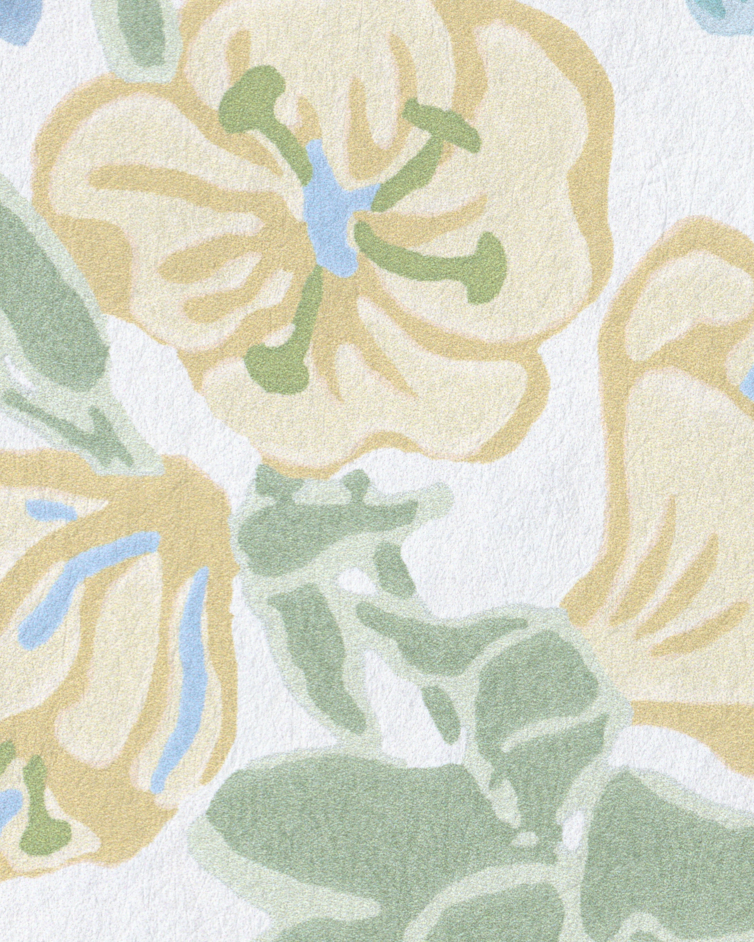 Plumeria Paper Wallpaper in straw color - pattern number P2026101.415.0 - by Lee Jofa Modern in the Hinton Hill collection