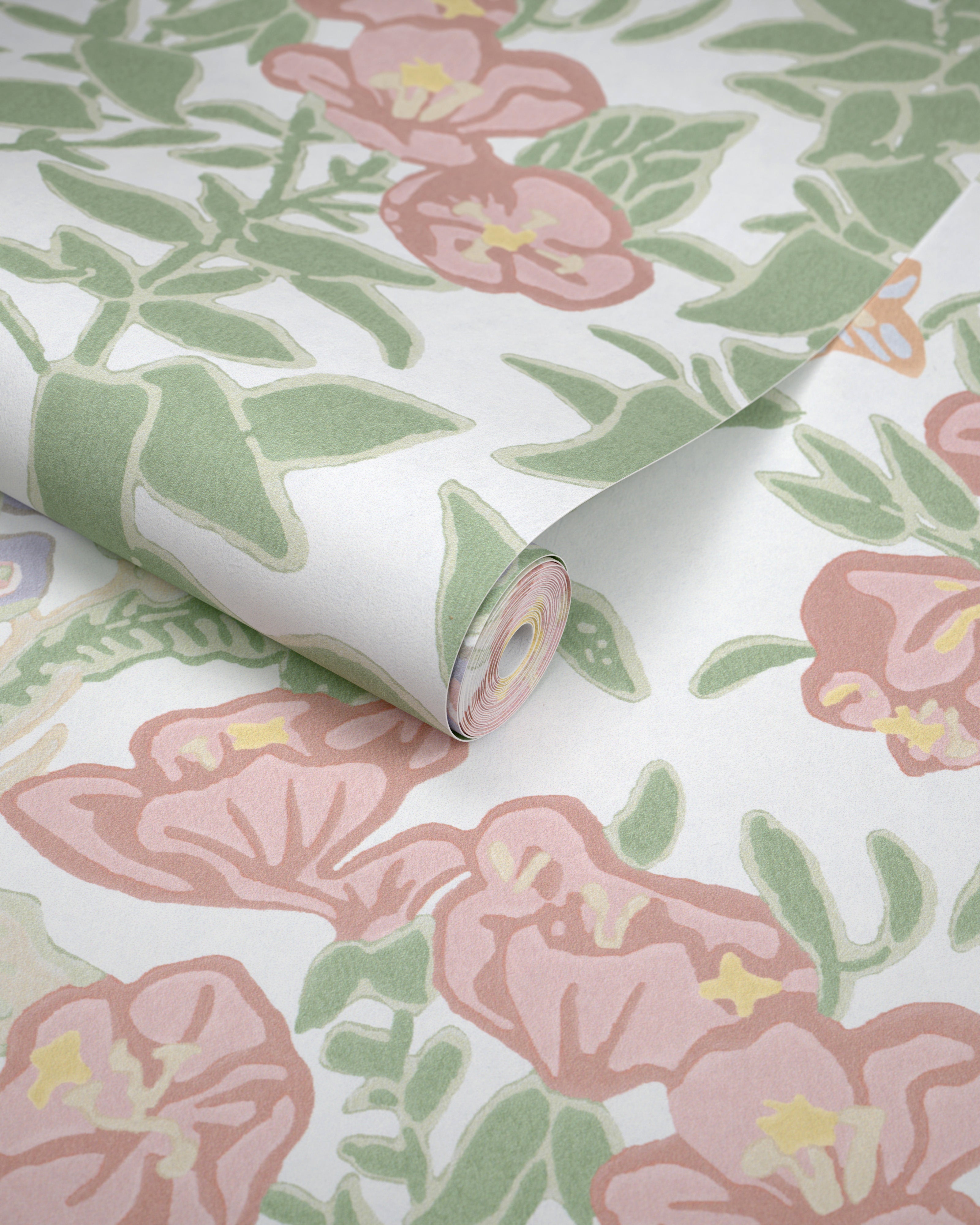 Plumeria Paper Wallpaper in rose color - pattern number P2026101.73.0 - by Lee Jofa Modern in the Hinton Hill collection
