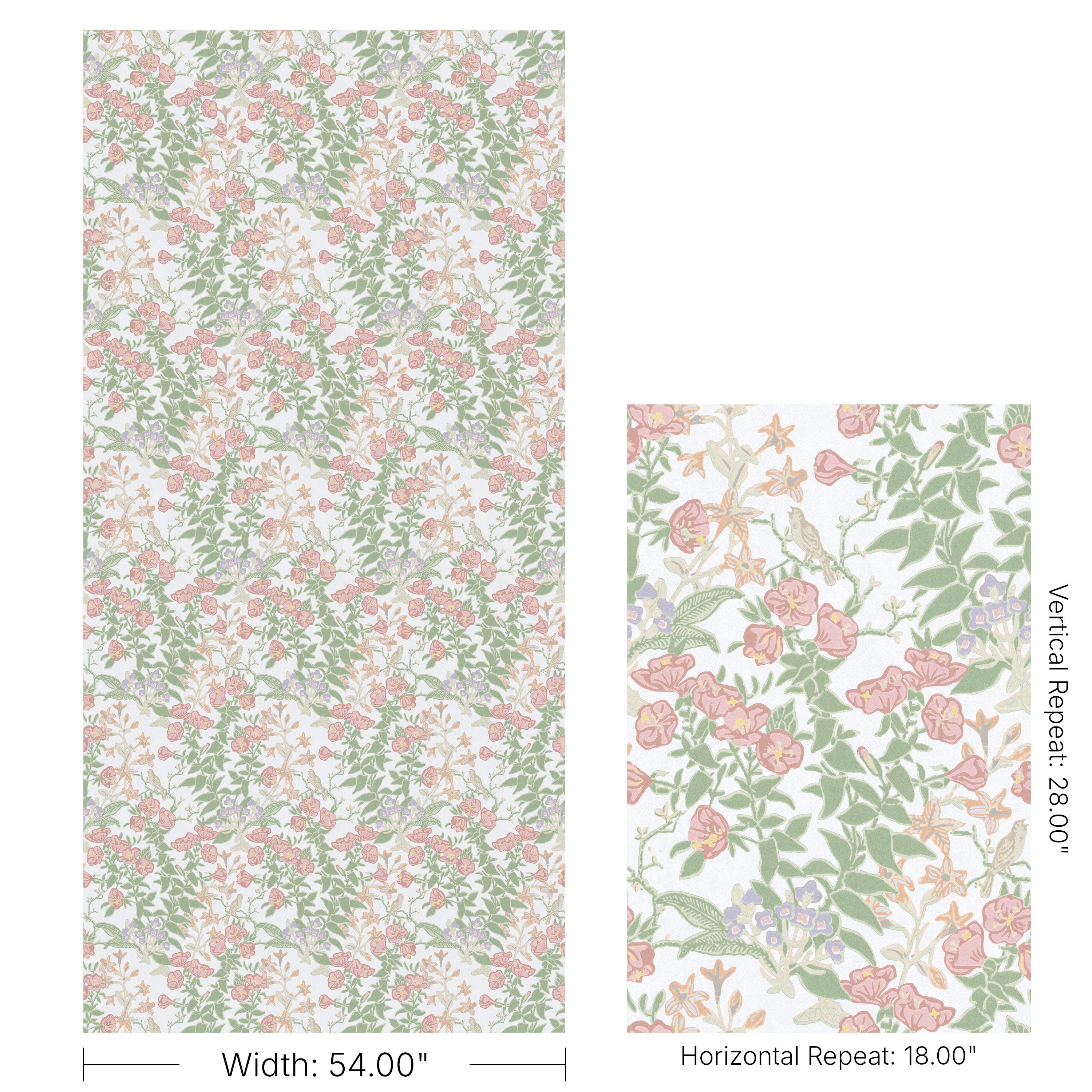 Plumeria Paper Wallpaper in rose color - pattern number P2026101.73.0 - by Lee Jofa Modern in the Hinton Hill collection