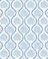 Elsie Paper Wallpaper in blue color - pattern number P2026102A.55.0 - by Lee Jofa Modern in the Hinton Hill collection