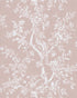 Camellia Toile Wallpaper in petal color - pattern number P2026103.117.0 - by Lee Jofa in the Gracie Gardens collection