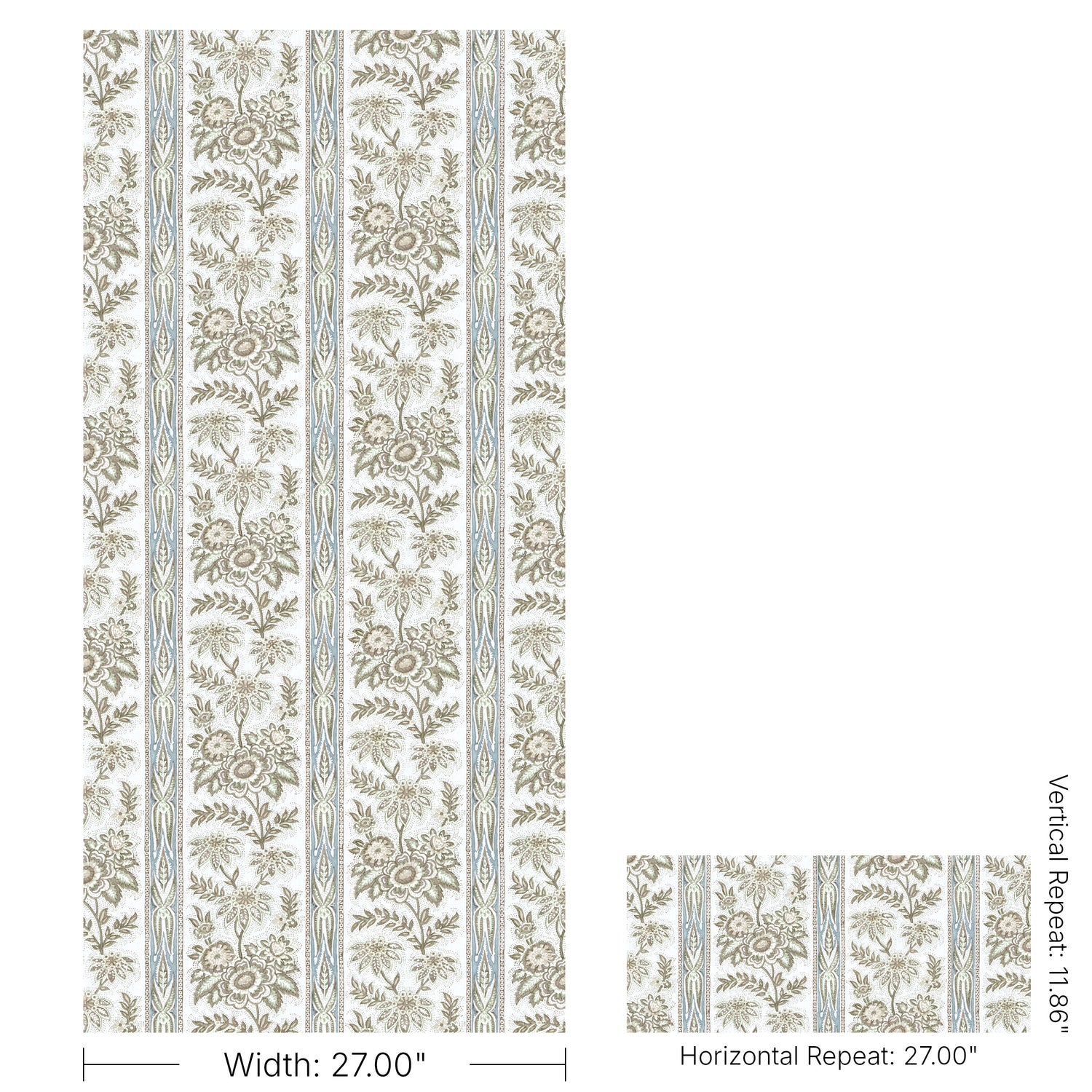 Margaux Wallpaper in moss color - pattern number P2026104.315.0 - by Lee Jofa in the Gracie Gardens collection