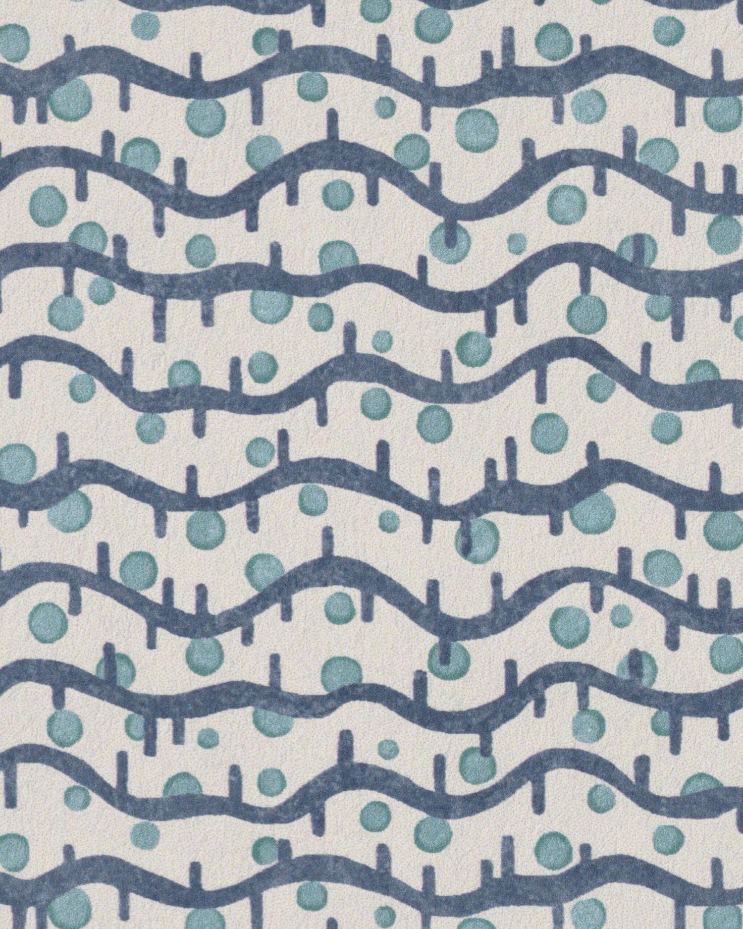Seedling Wallpaper in ocean color - pattern number P2026105.513.0 - by Lee Jofa in the Gracie Gardens collection